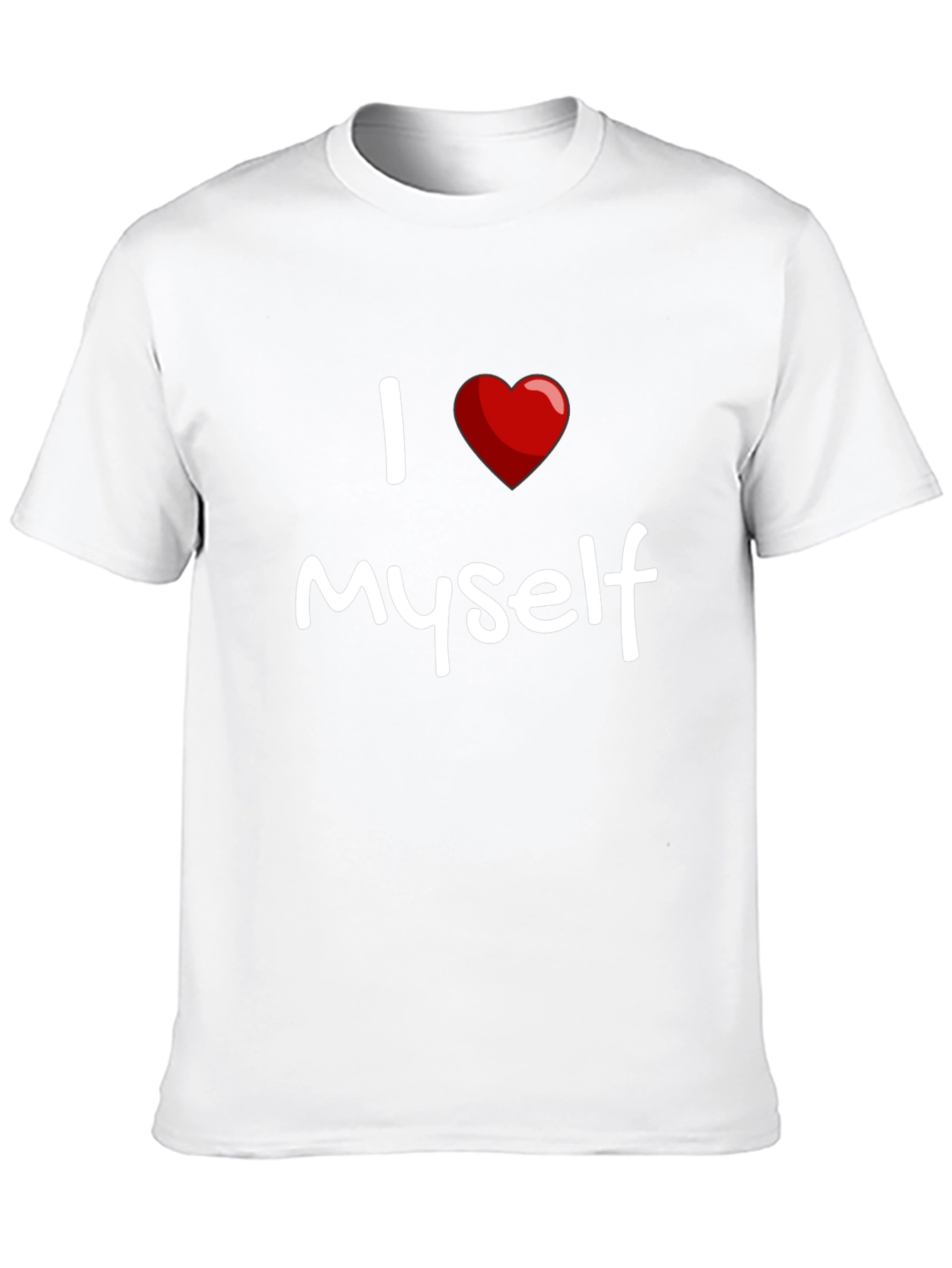 I Heart Myself T-Shirt - Black Short Sleeve