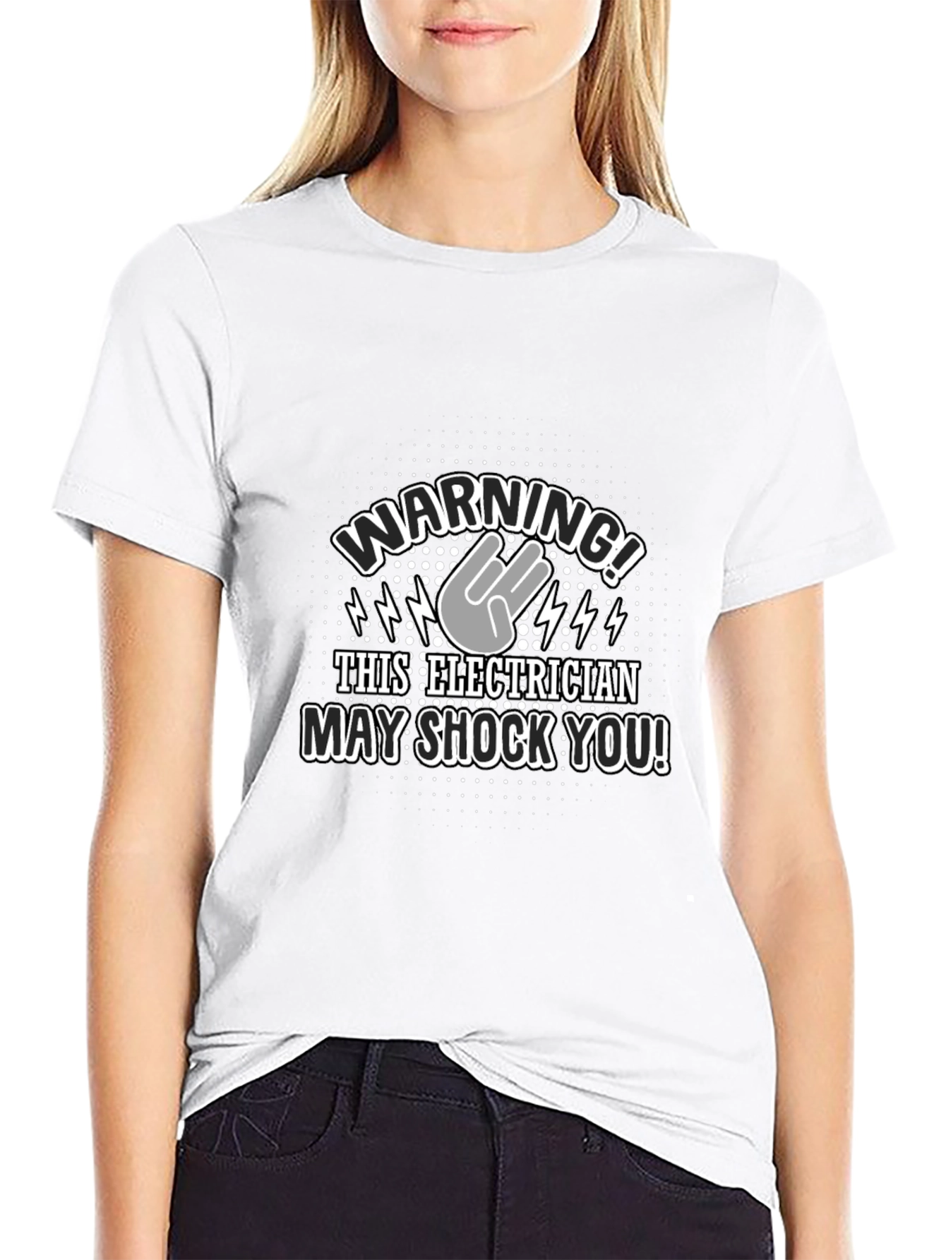 Electrician Warning T-Shirt - May Shock You!