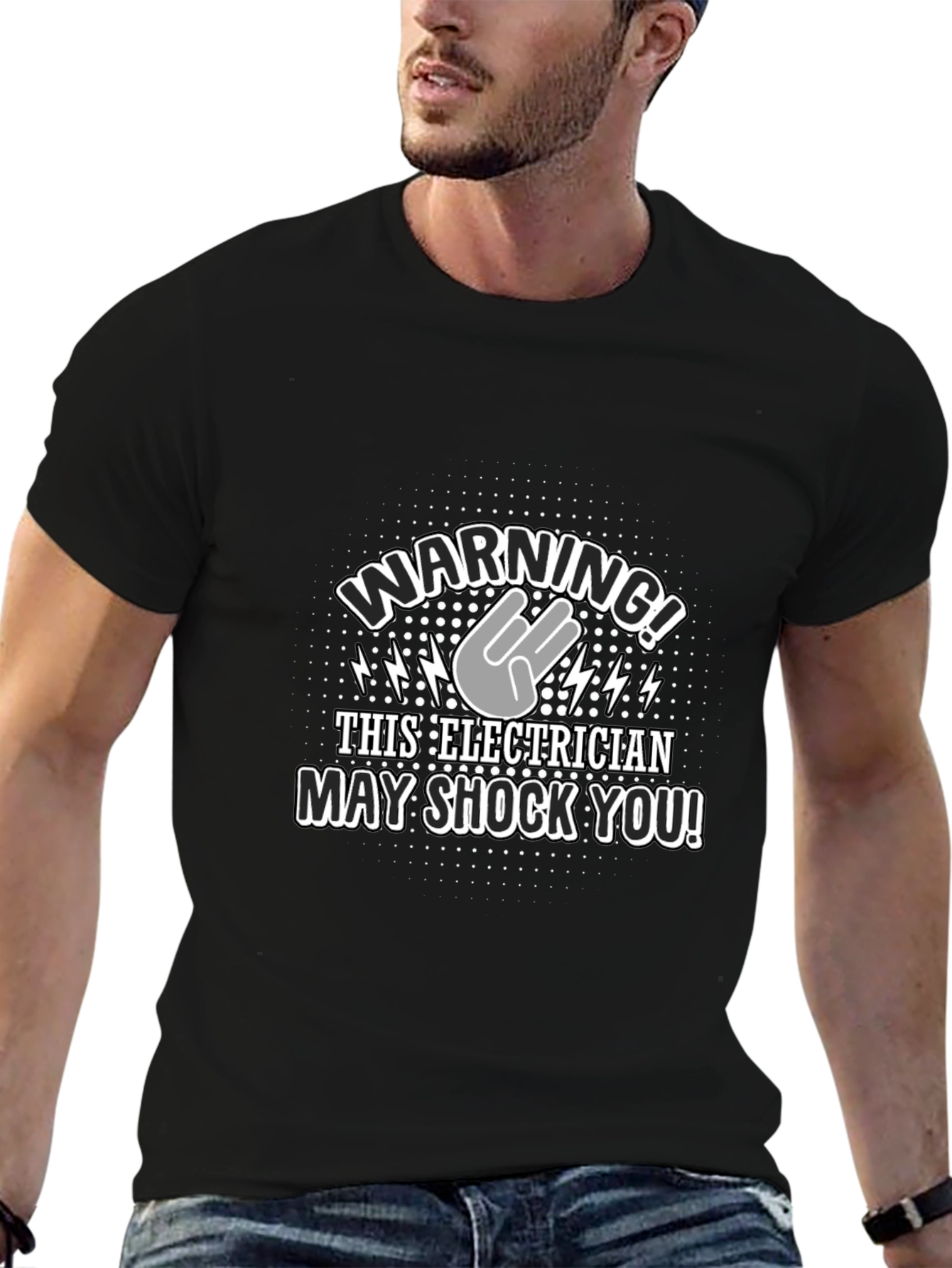 Electrician Warning T-Shirt - May Shock You!