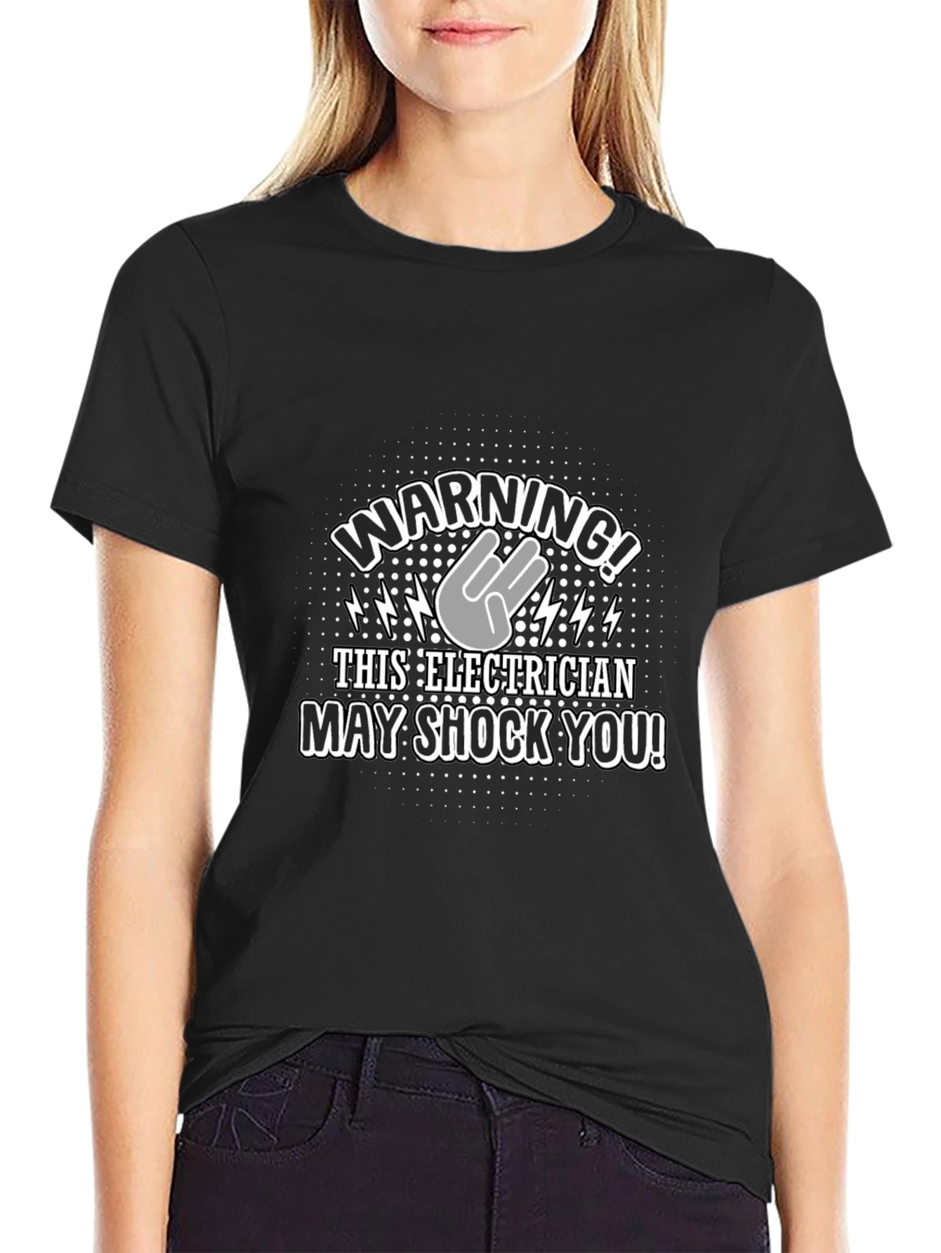 Electrician Warning T-Shirt - May Shock You!