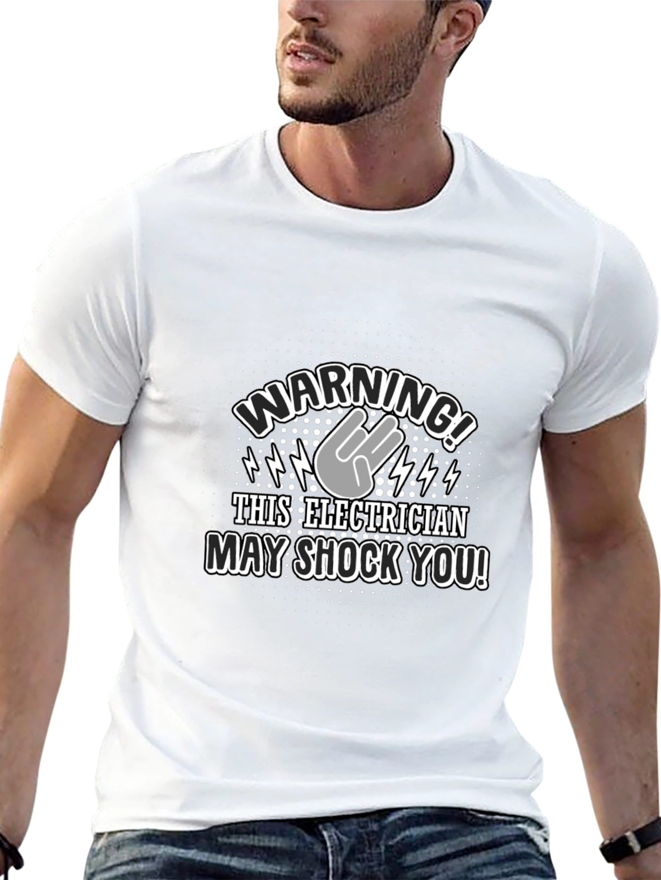 Electrician Warning T-Shirt - May Shock You!