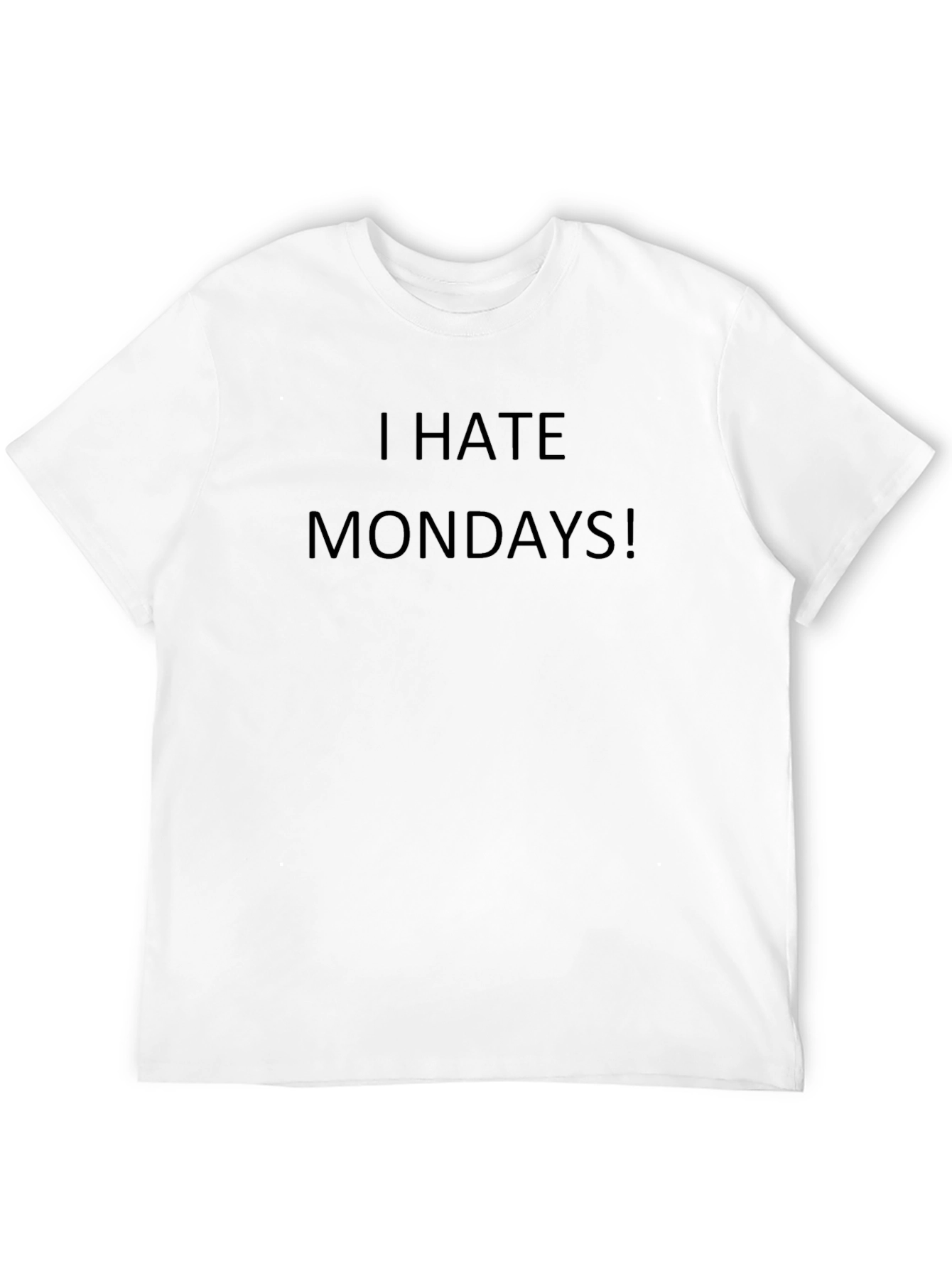 I Hate Mondays! Graphic Tee - Mens Black T-Shirt