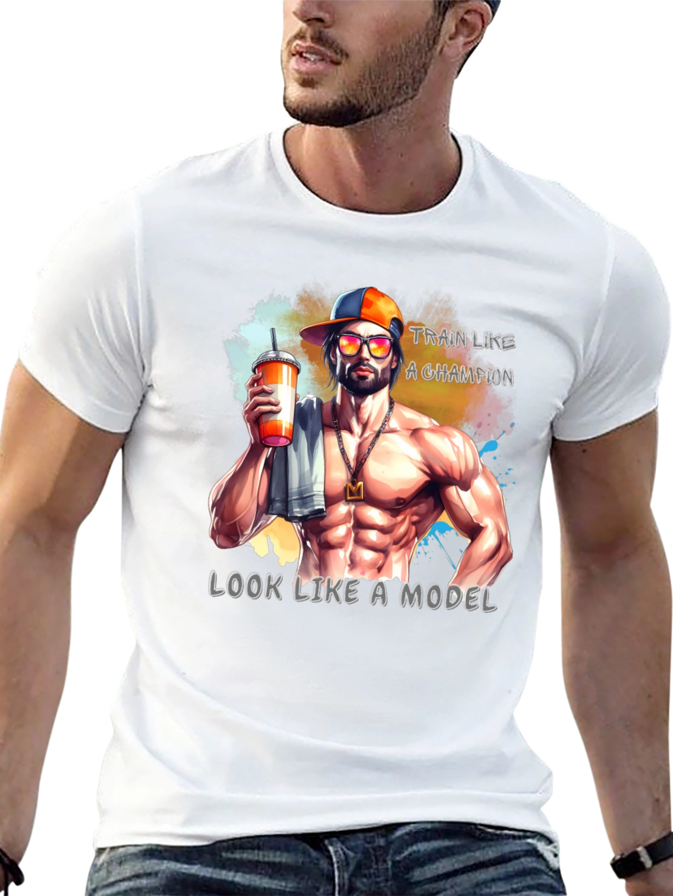 Train Like a Champion Mens Graphic Tee