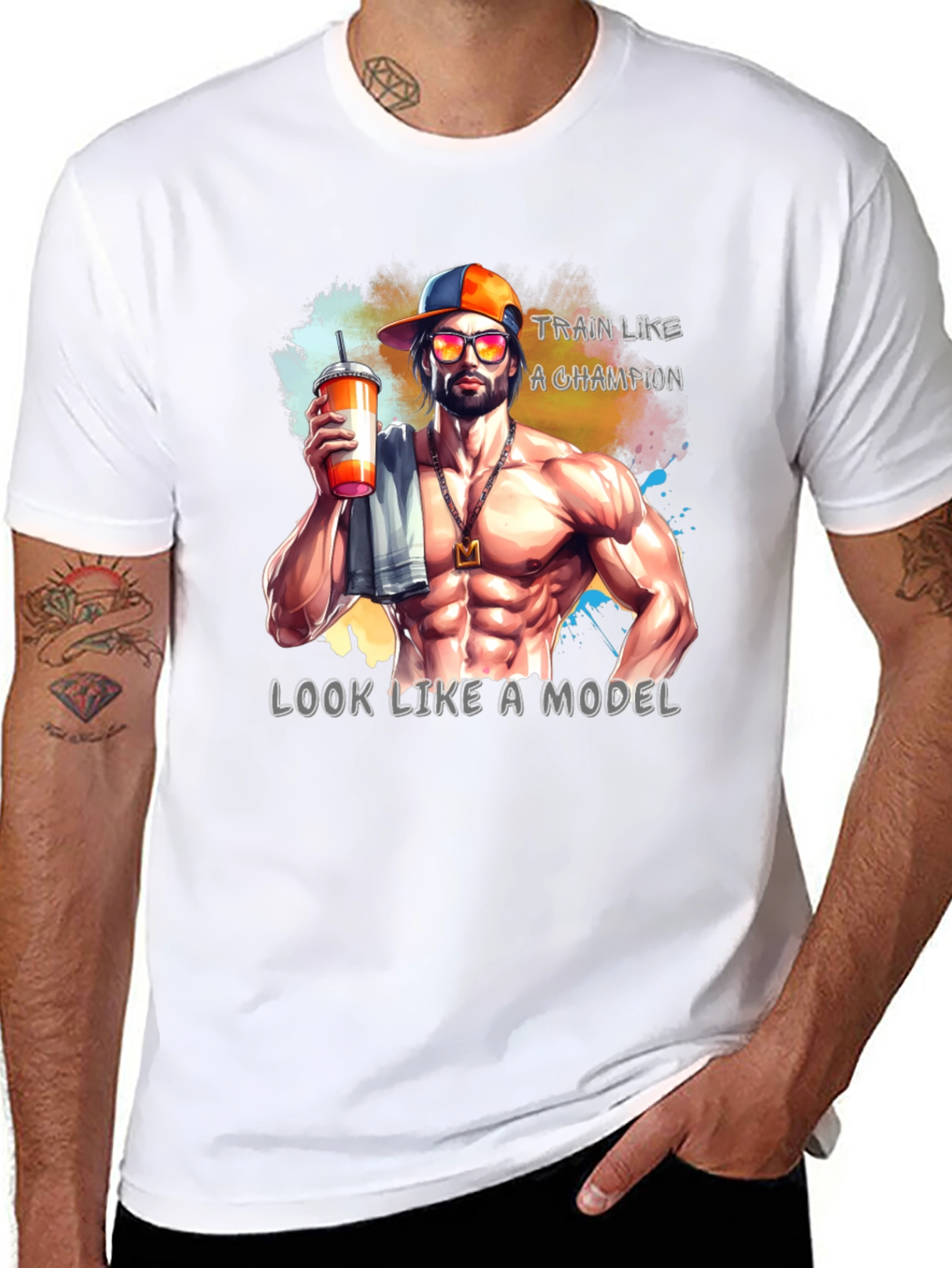 Train Like a Champion Mens Graphic Tee