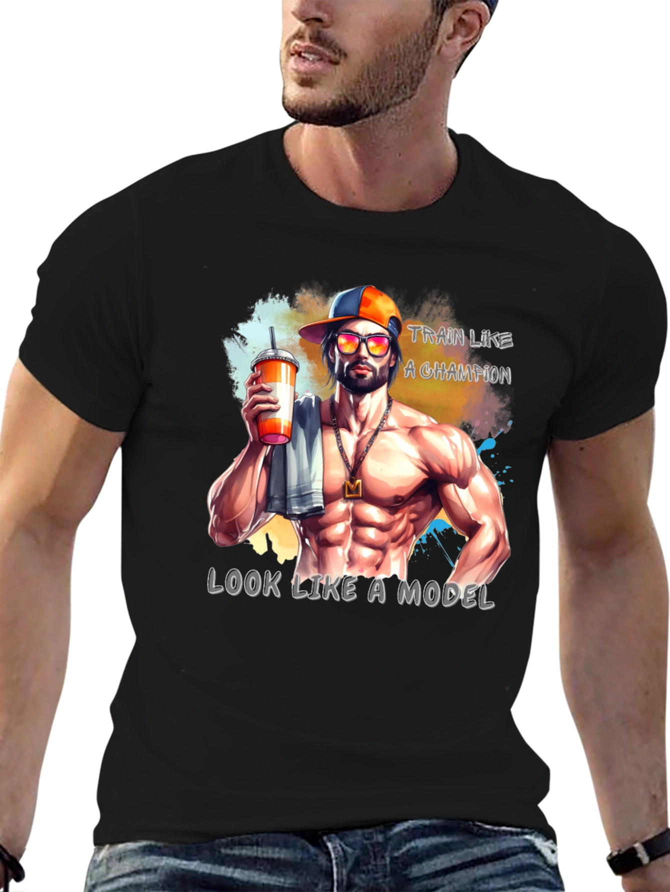 Train Like a Champion Mens Graphic Tee