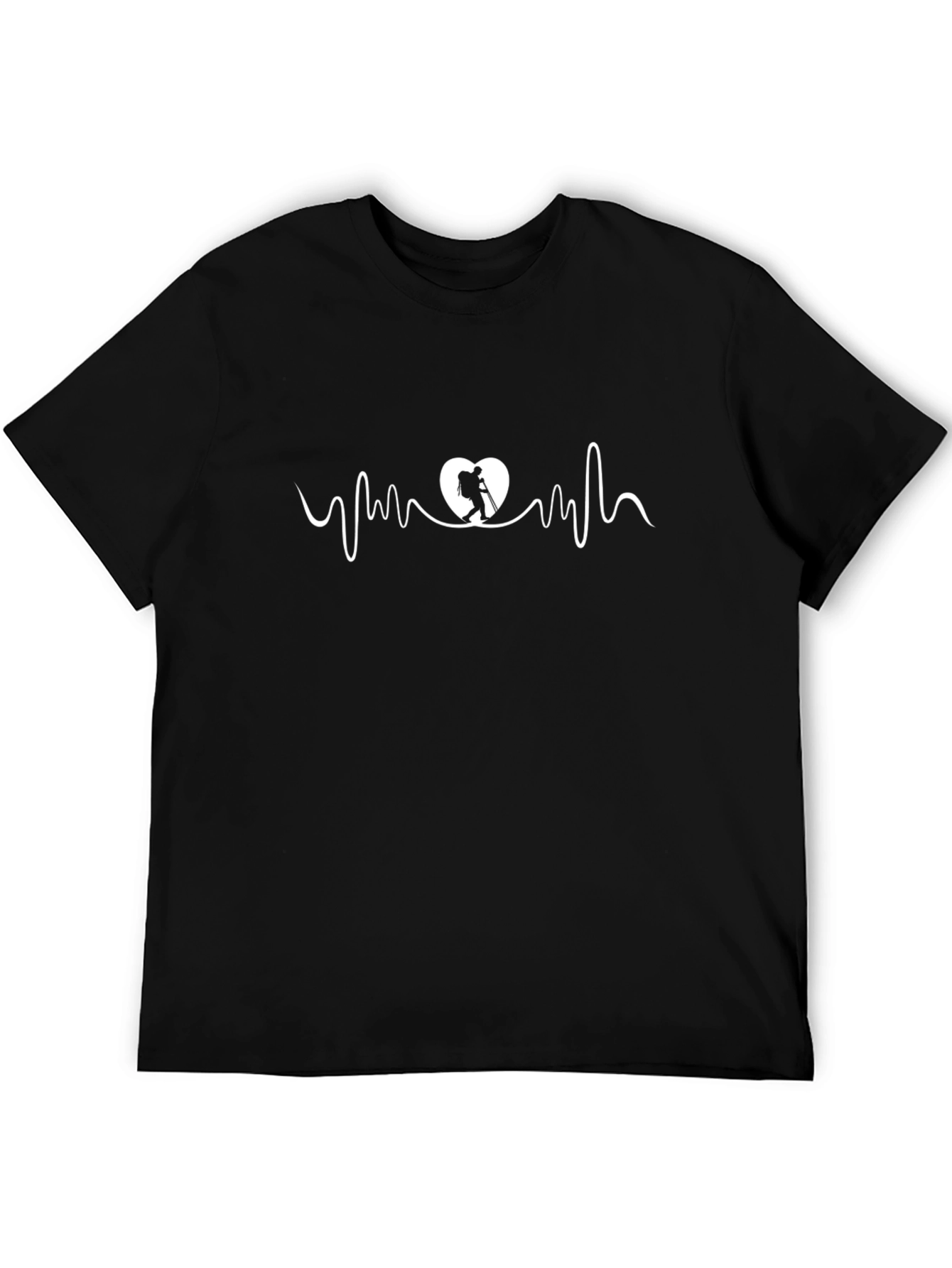 Hiking Heartbeat T-Shirt - Love to Hike!