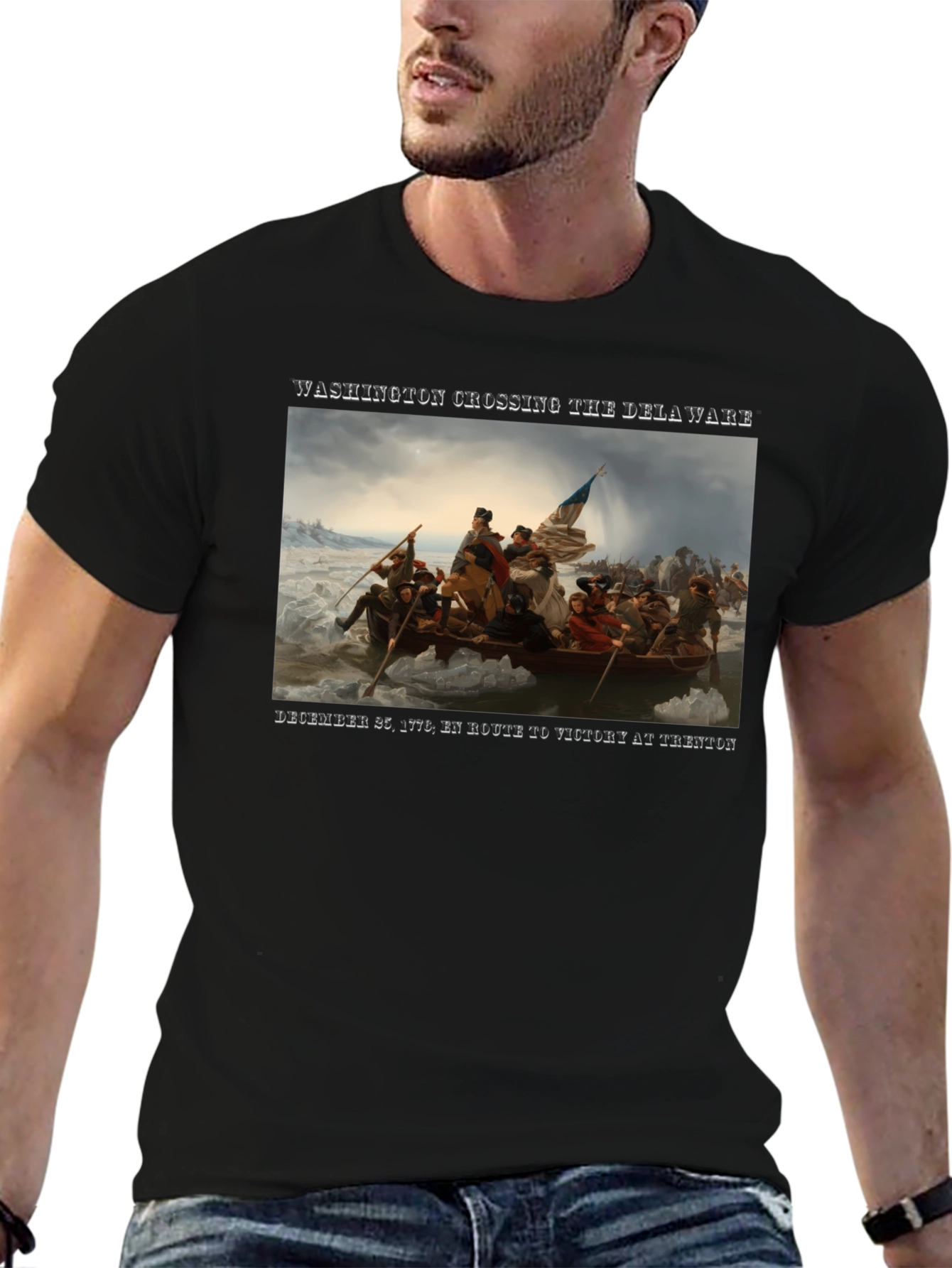Washington Crossing the Delaware Graphic Tee