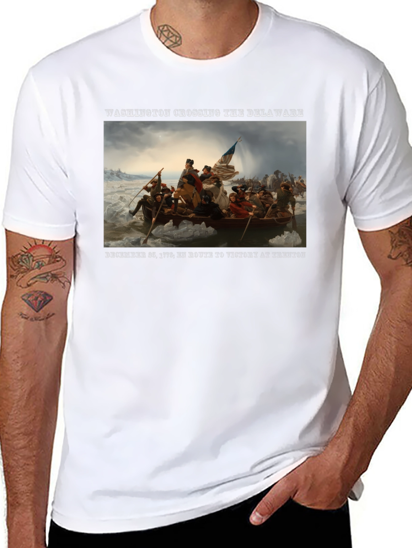 Washington Crossing the Delaware Graphic Tee