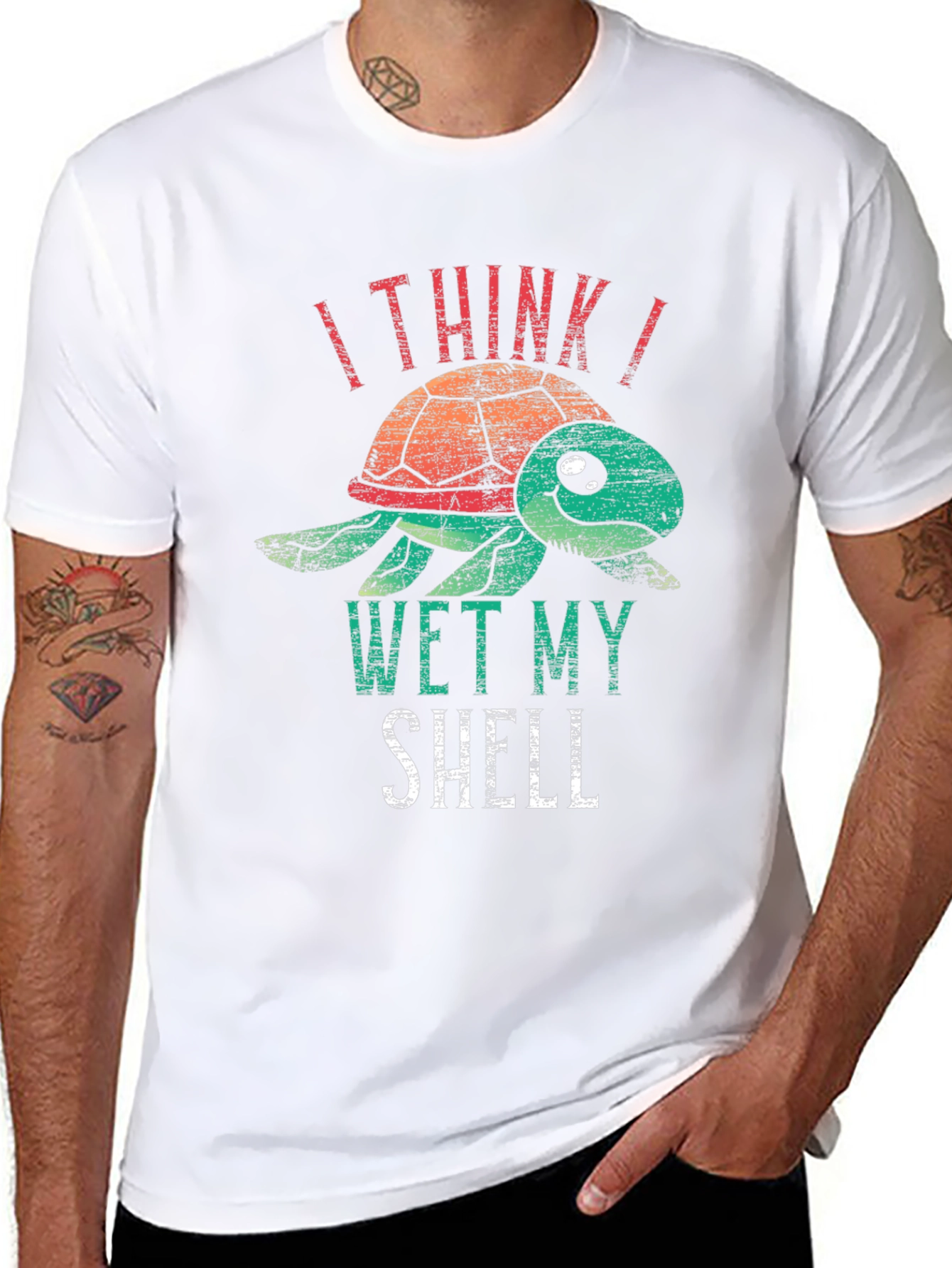 I Think I Wet My Shell Turtle T-Shirt