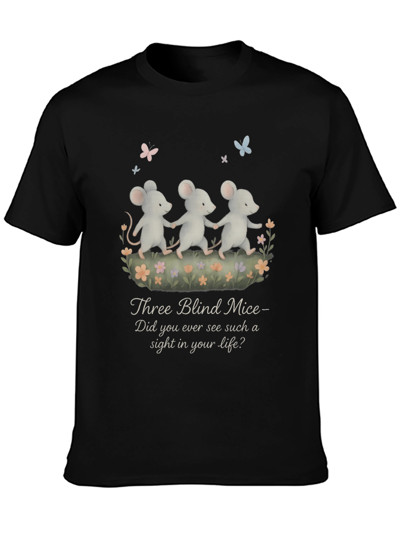 Three Blind Mice T-Shirt - Nursery Rhyme Tee