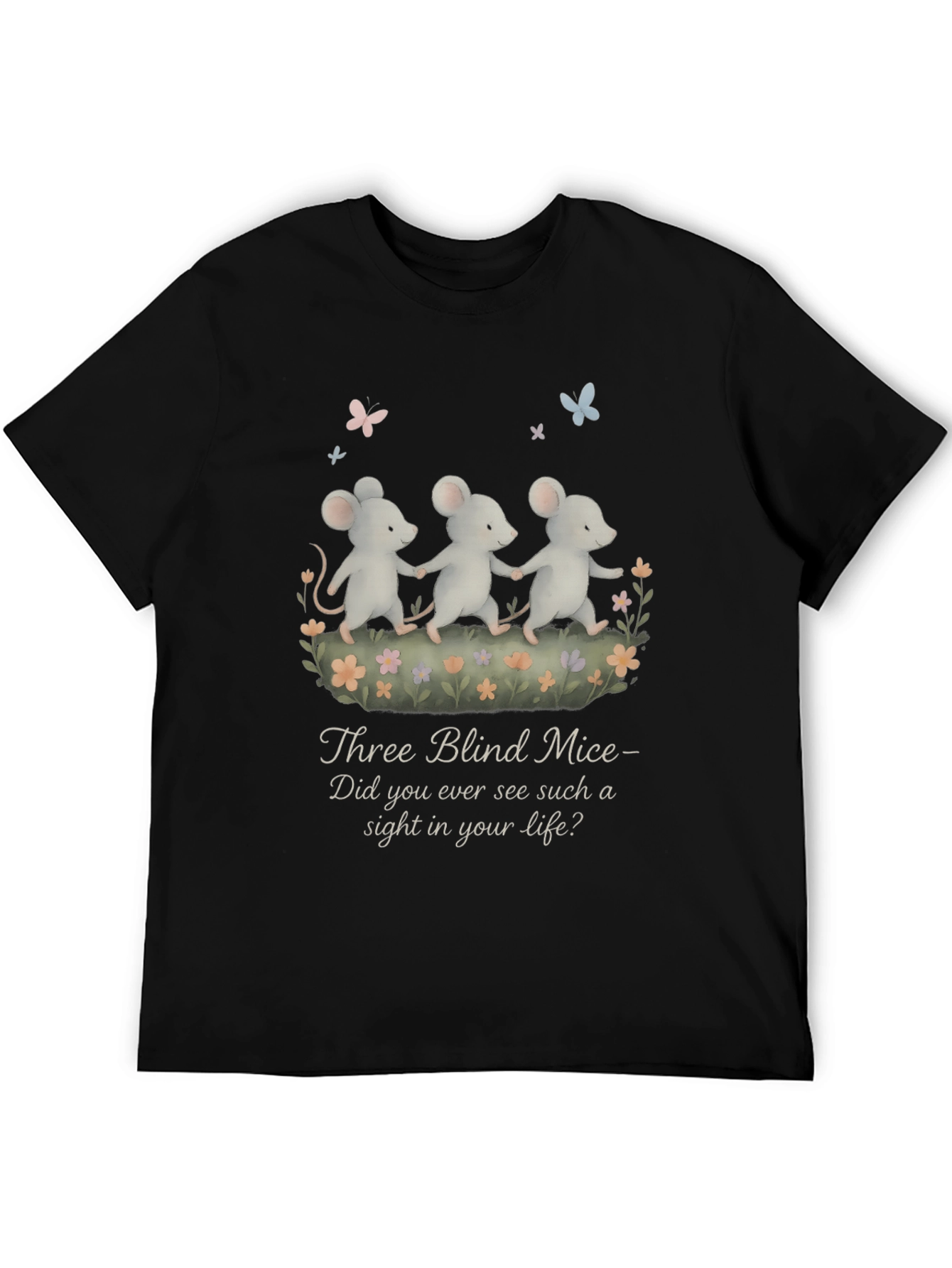 Three Blind Mice T-Shirt - Nursery Rhyme Tee