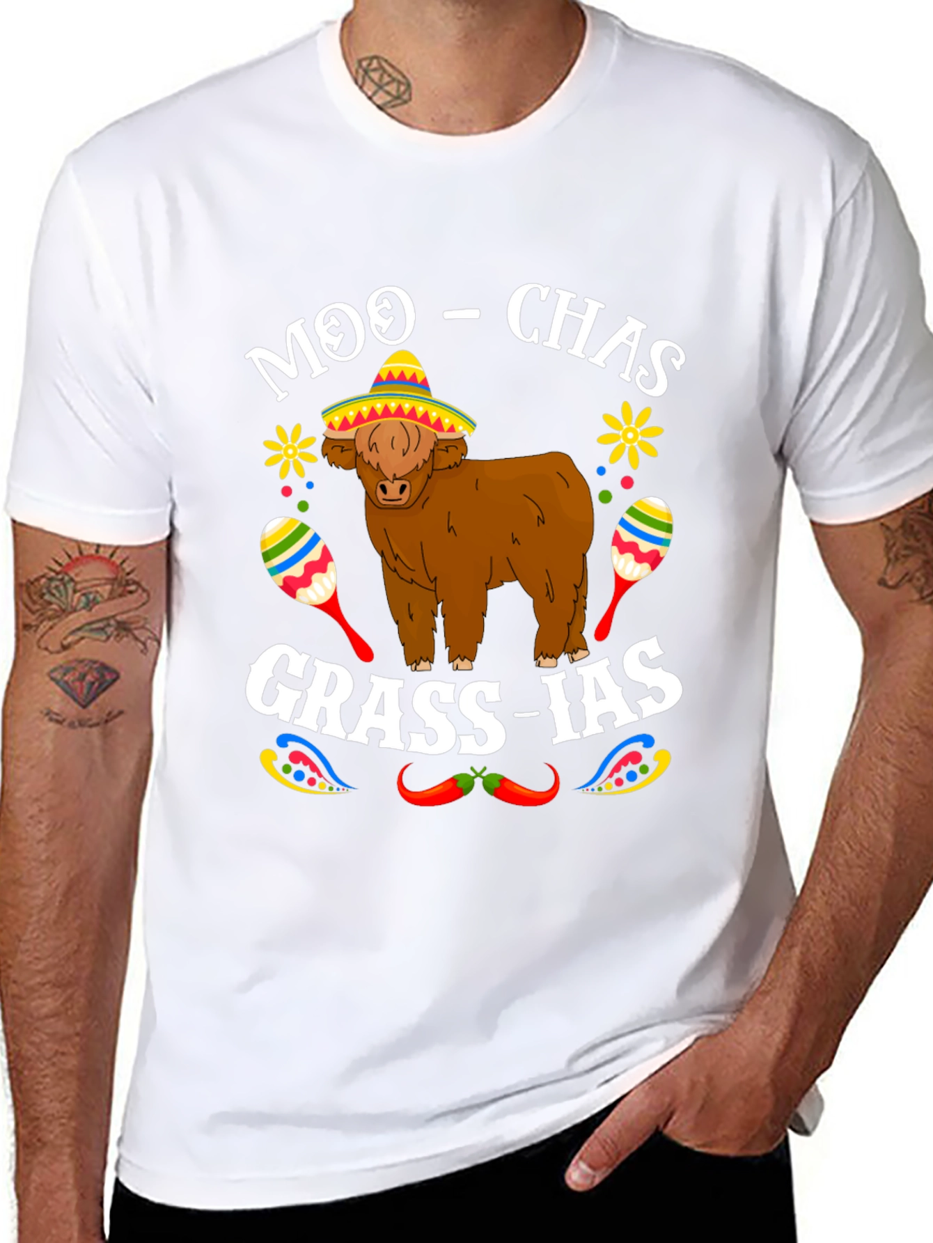 Moo-Chas Grass-ias T-Shirt