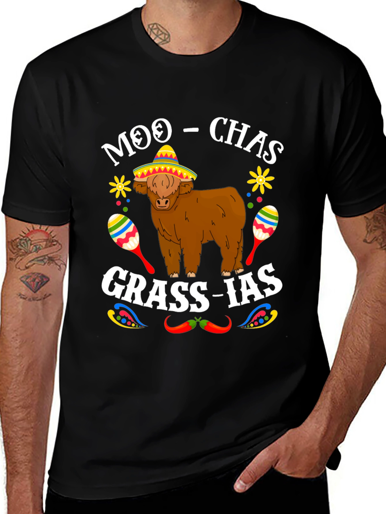 Moo-Chas Grass-ias T-Shirt
