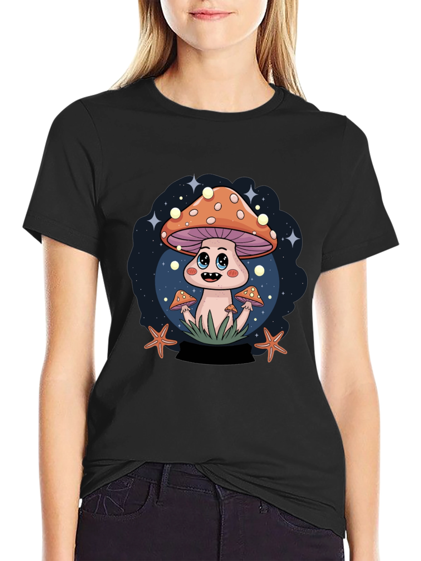 Mushroom Cartoon T-Shirt