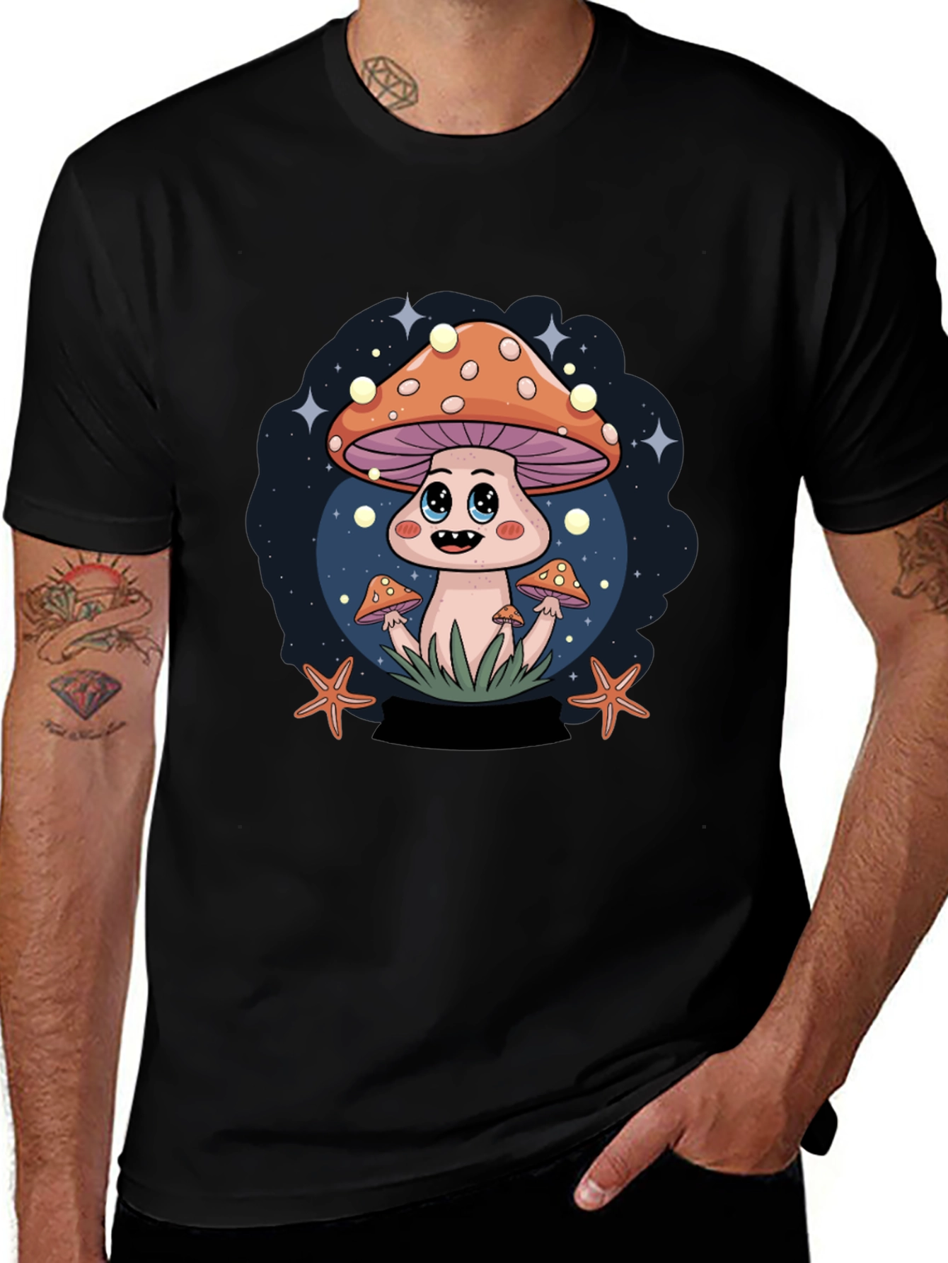 Mushroom Cartoon T-Shirt