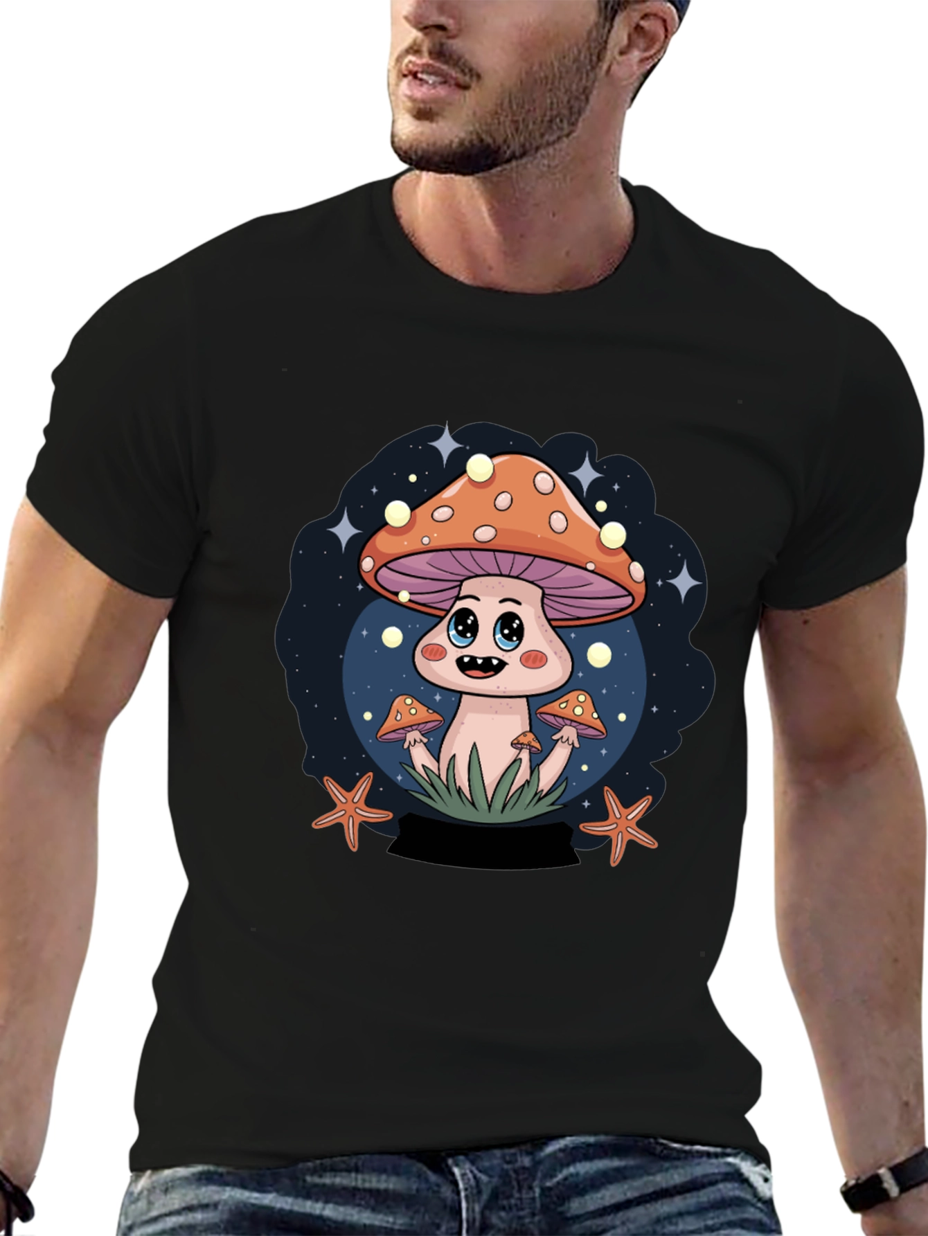 Mushroom Cartoon T-Shirt