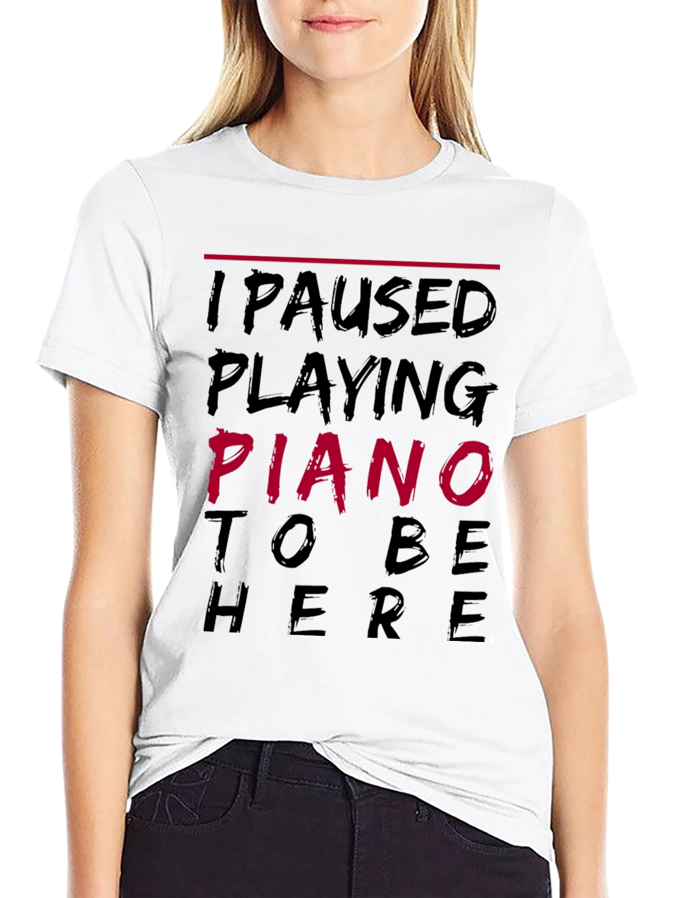 Piano Player Humor T-Shirt
