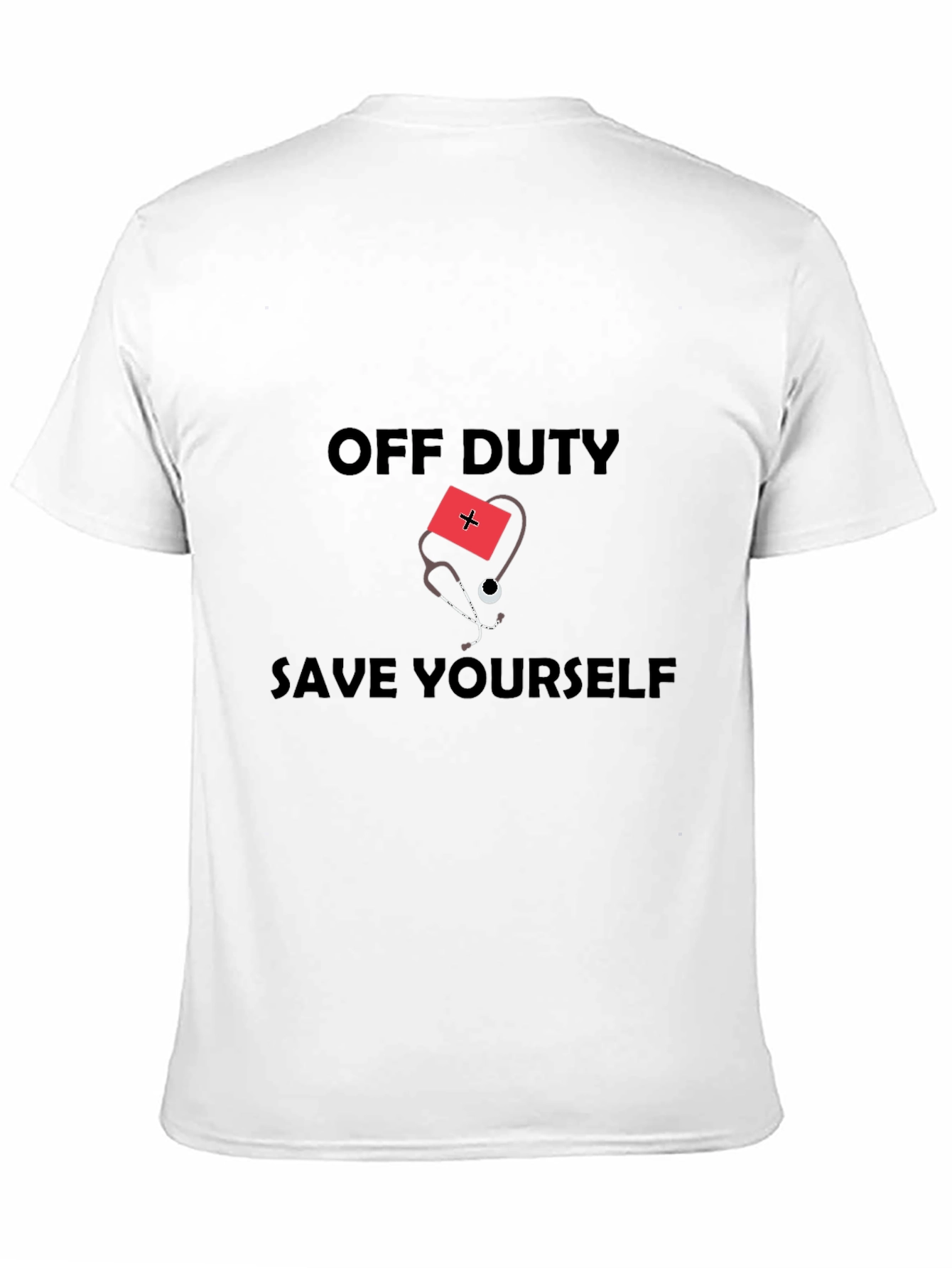 Off Duty Save Yourself Graphic Tee