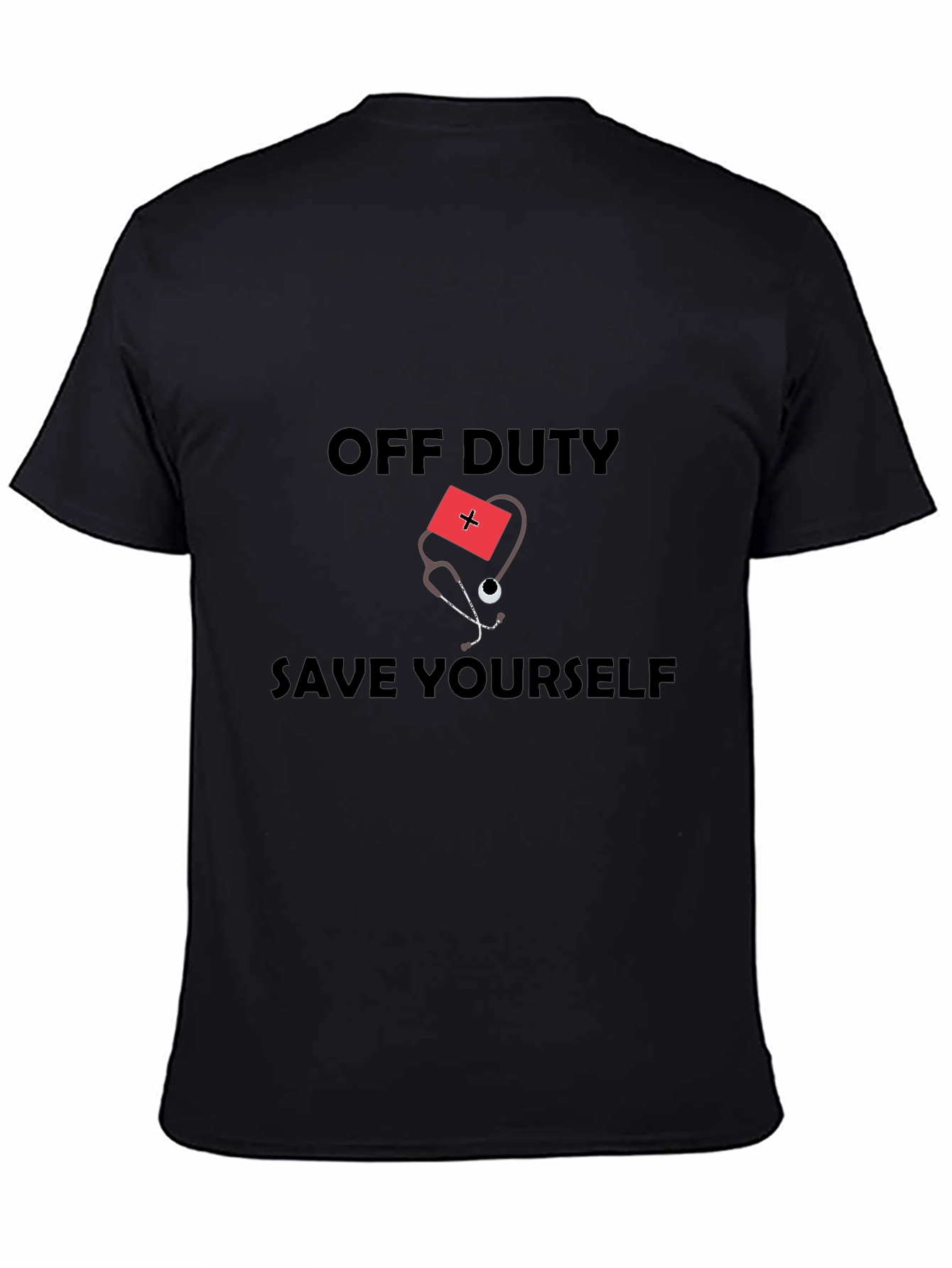 Off Duty Save Yourself Graphic Tee