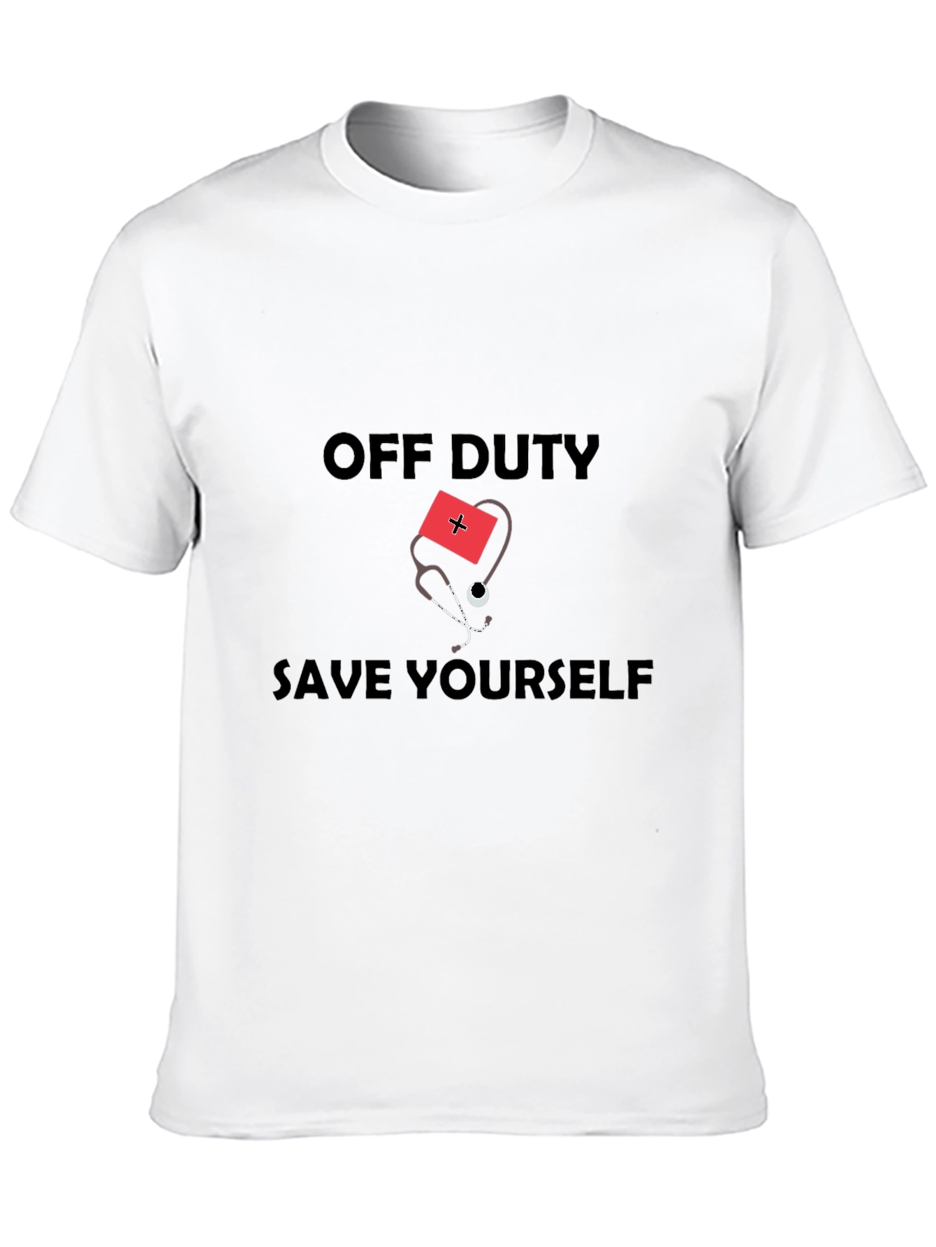 Off Duty Save Yourself Graphic Tee