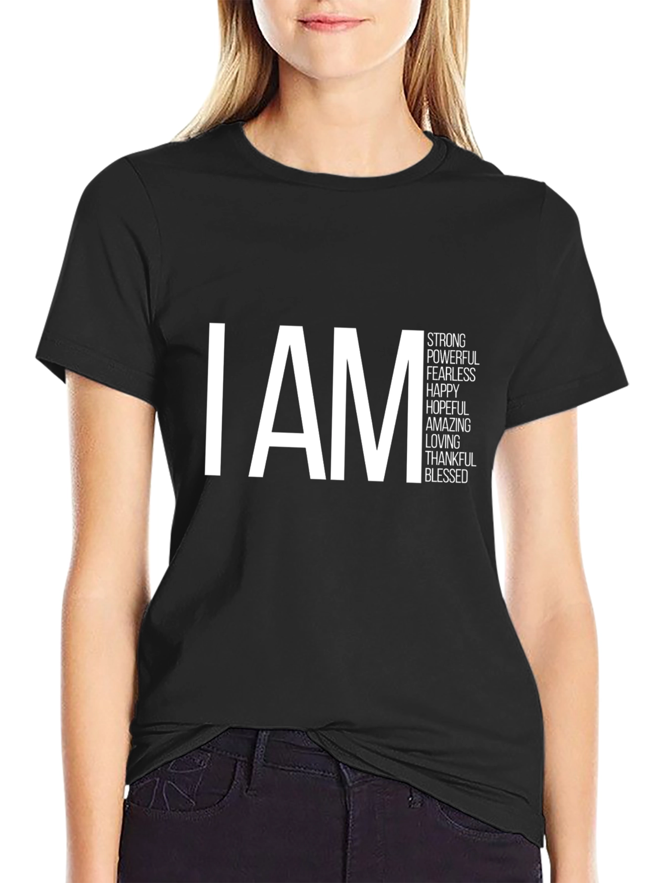 I AM Affirmation T-Shirt - Black