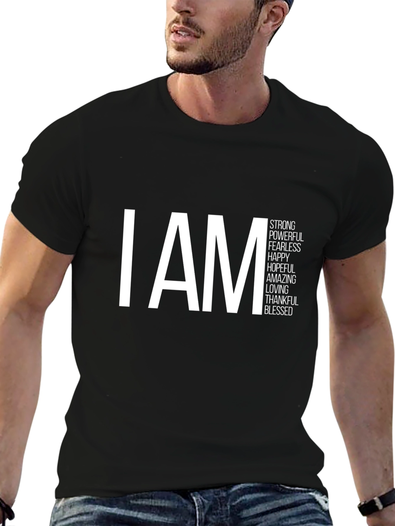I AM Affirmation T-Shirt - Black