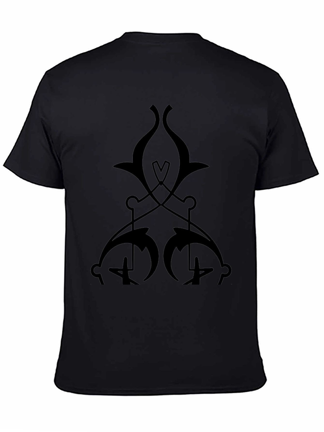 Stylish Black Graphic Tee - Unique Design