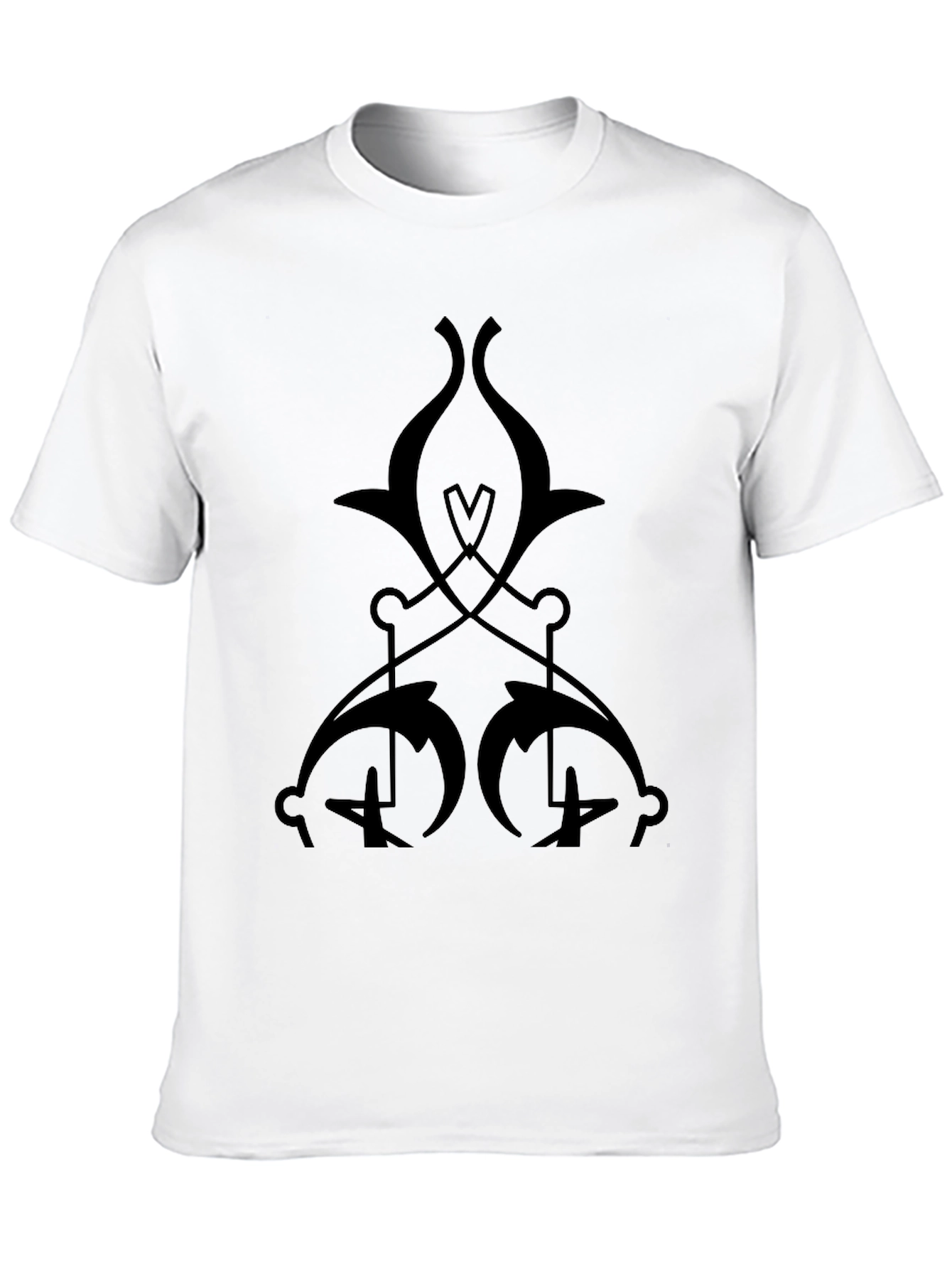 Stylish Black Graphic Tee - Unique Design