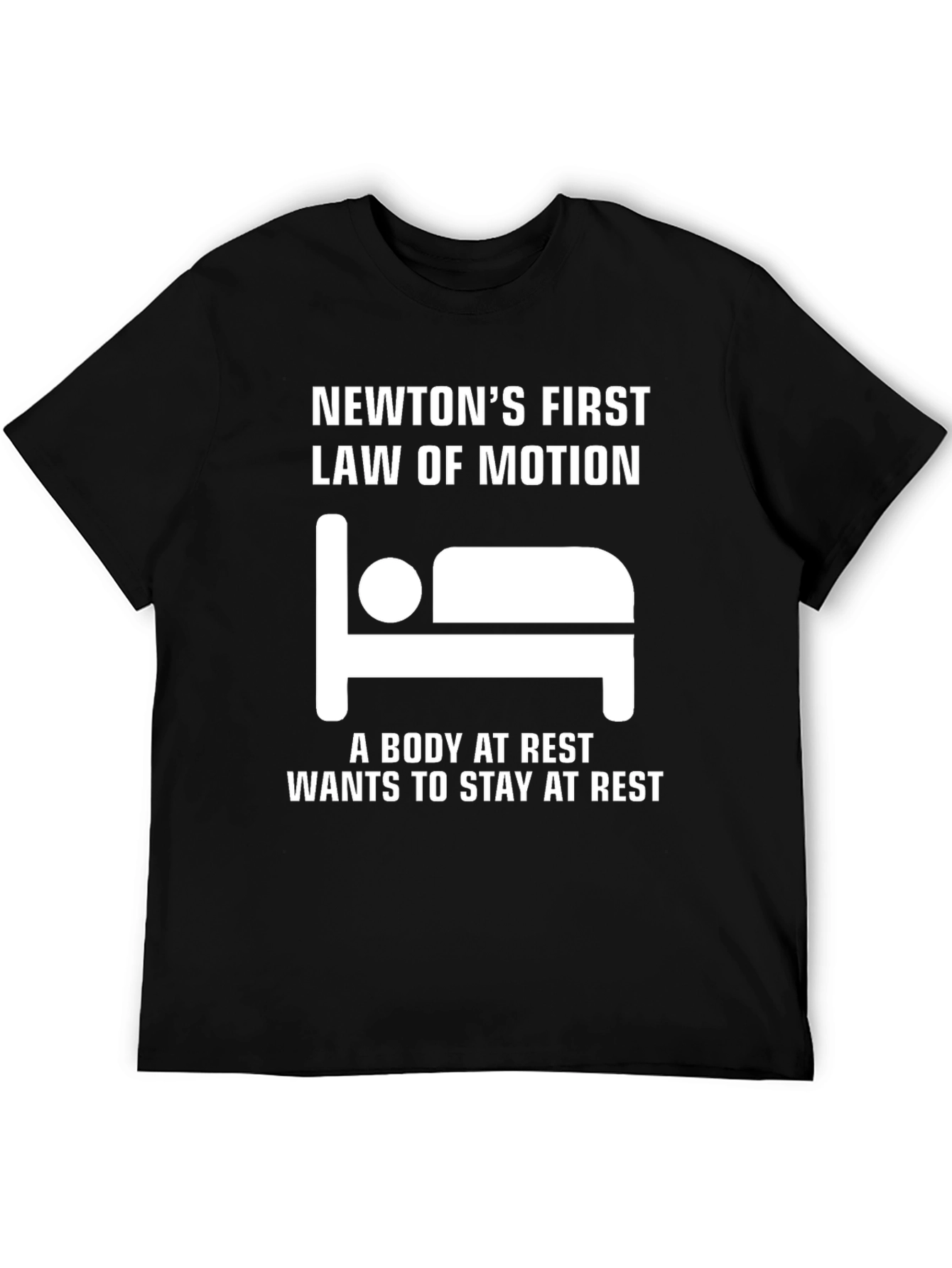 Newtons First Law of Motion T-Shirt