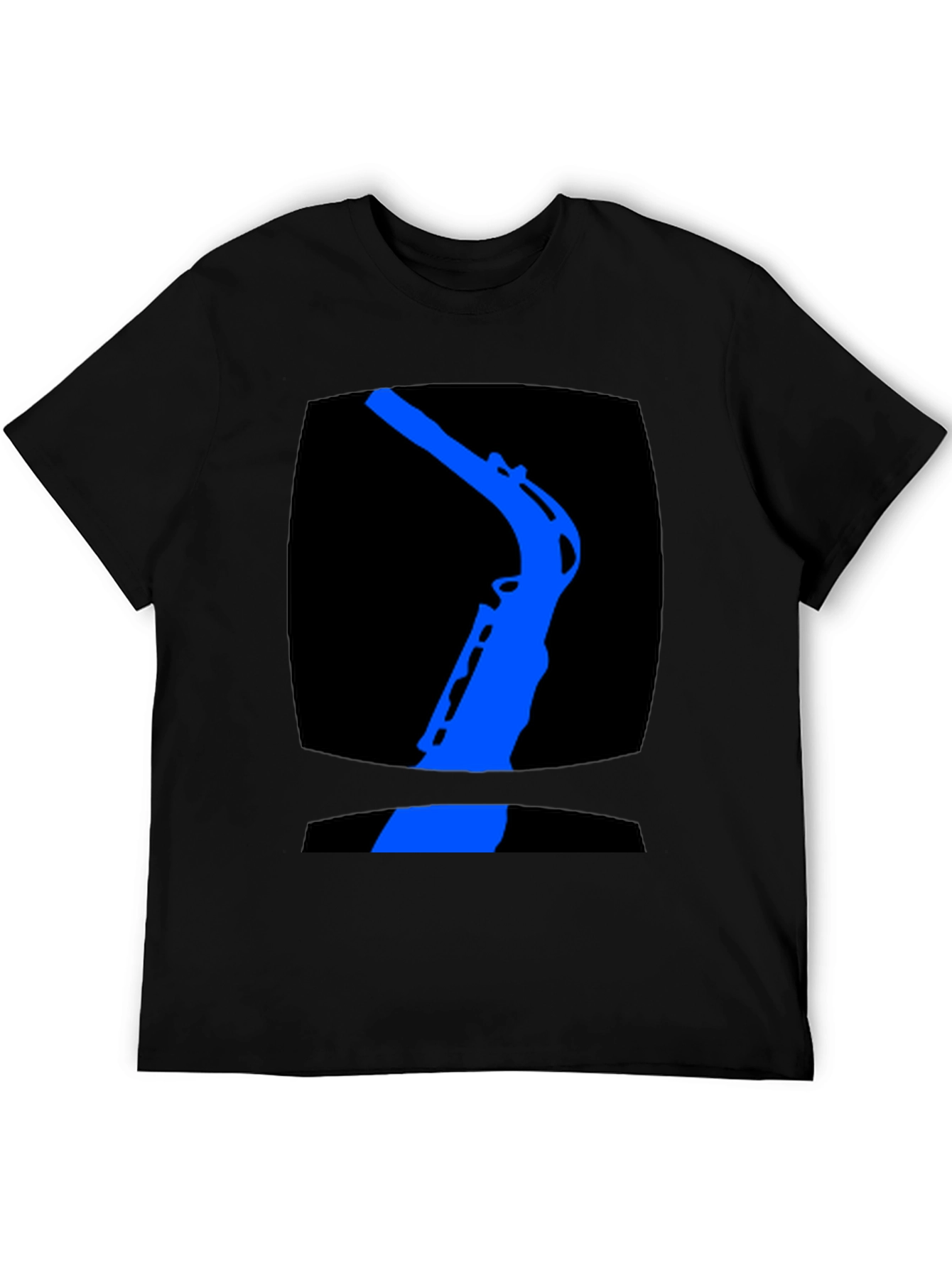 Saxophone Silhouette Graphic Tee