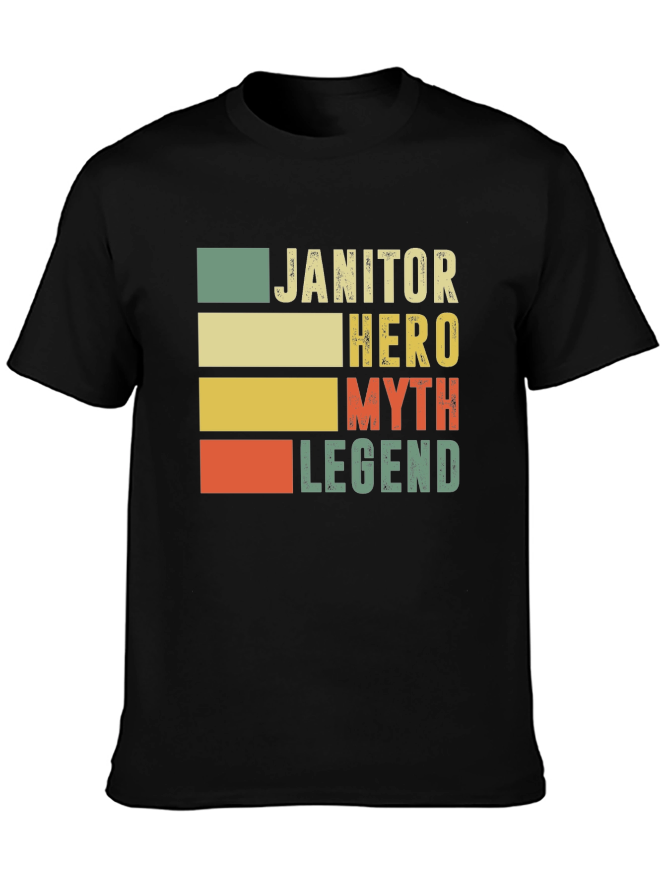 Janitor Hero Myth Legend Graphic Tee