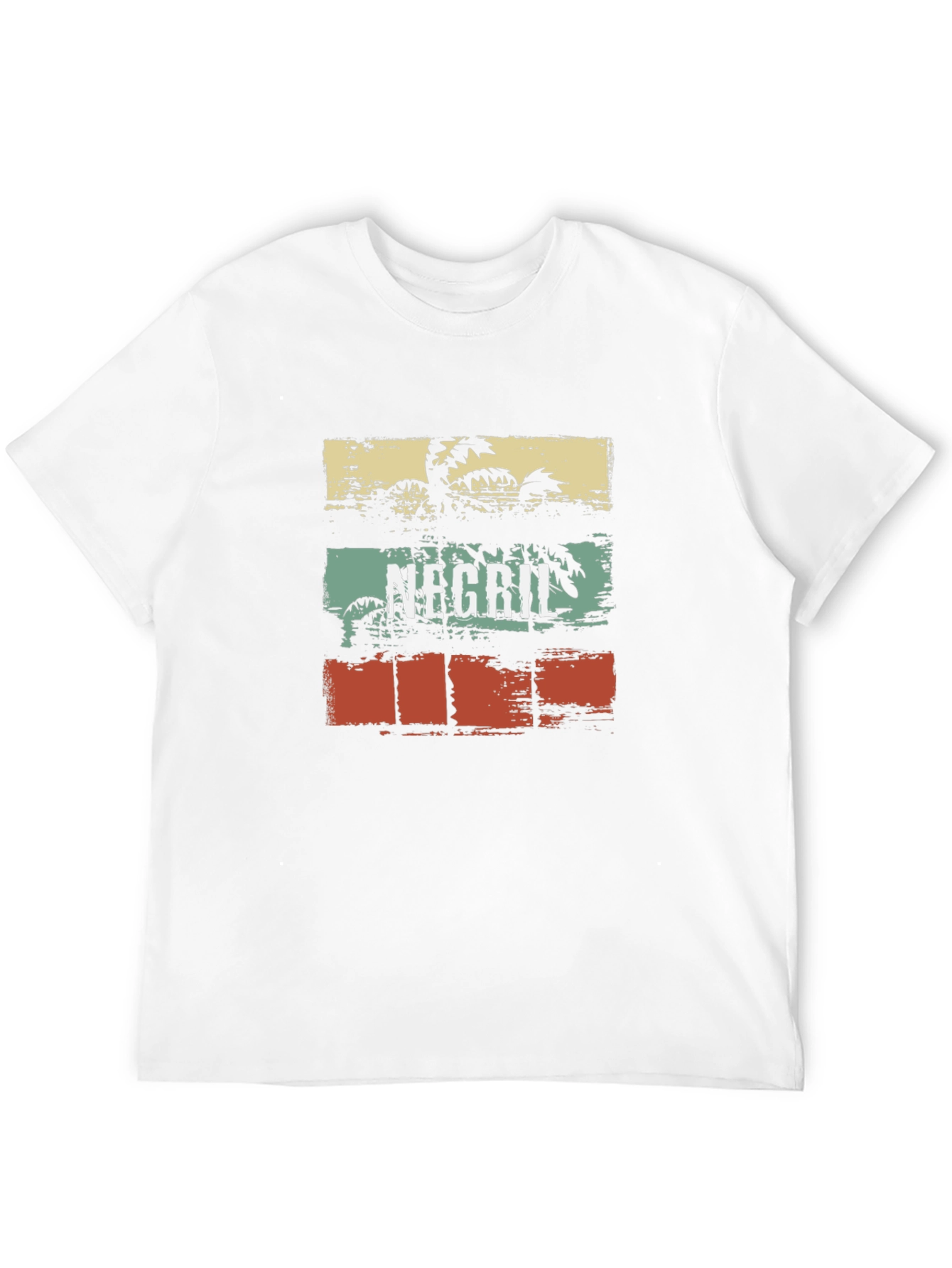 Retro Negril Palm Tree T-Shirt