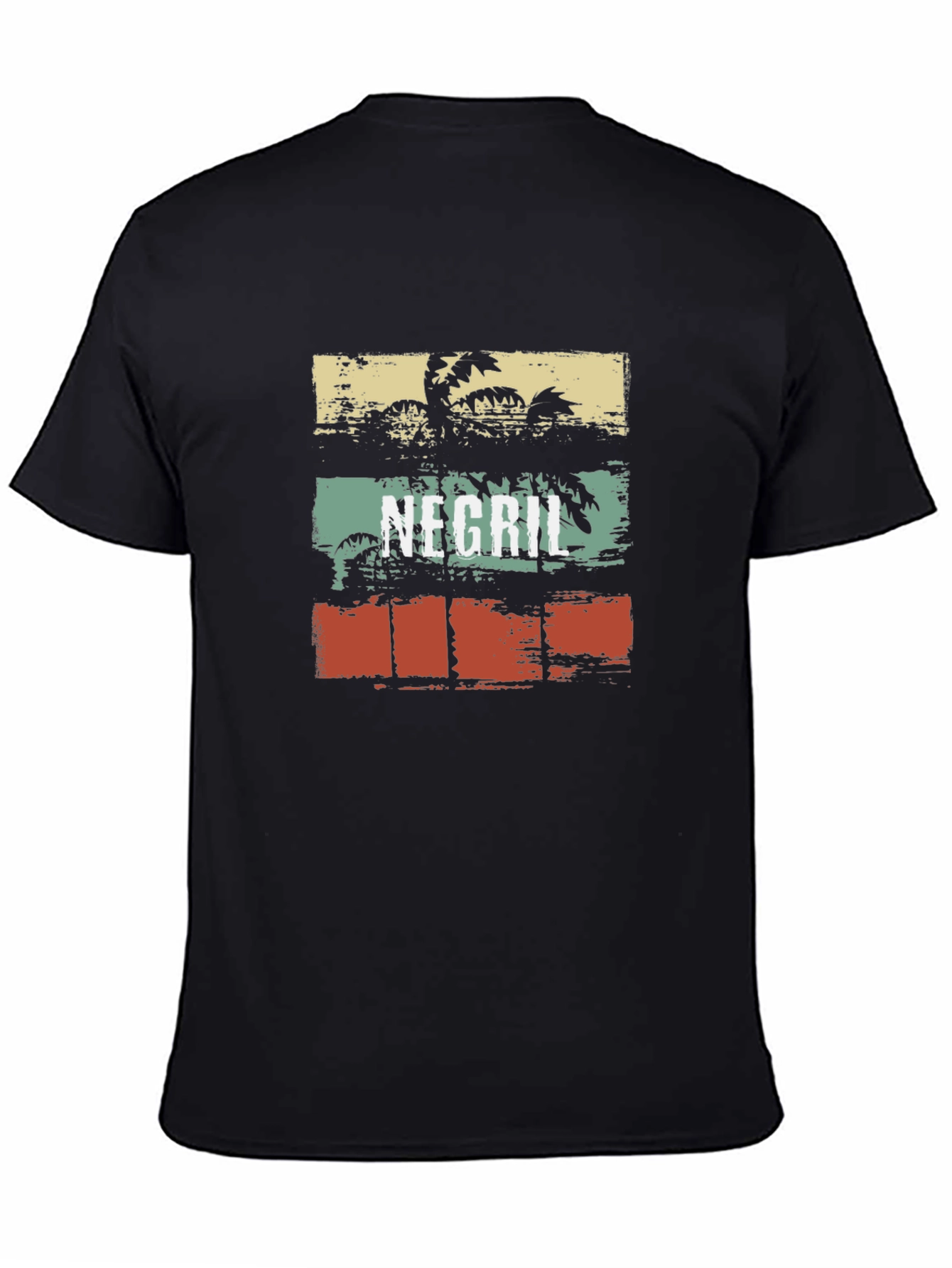 Retro Negril Palm Tree T-Shirt