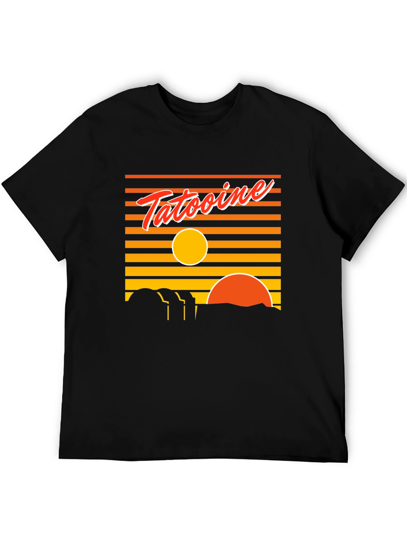 Tatooine Sunset T-Shirt - Retro Graphic Tee