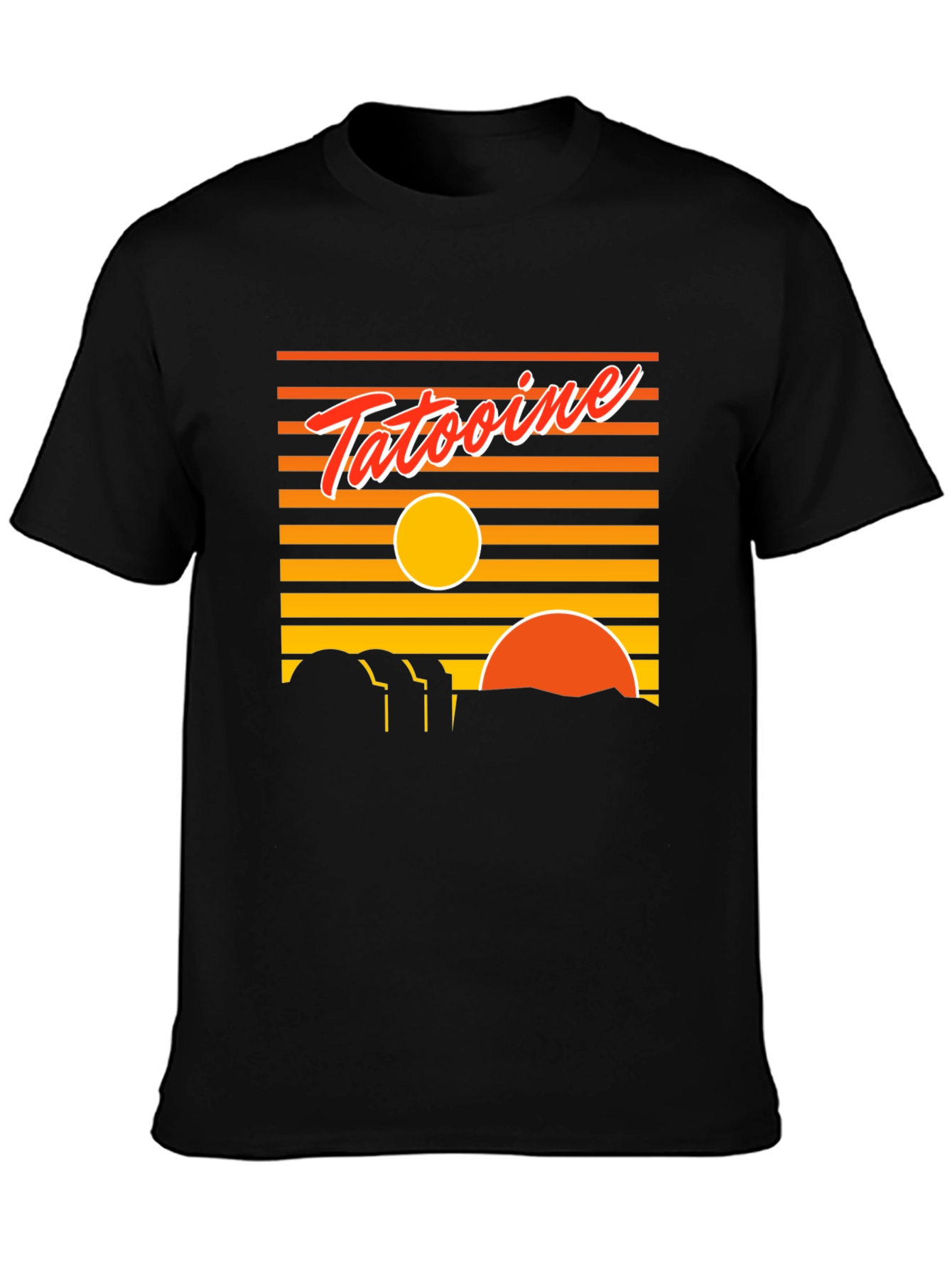 Tatooine Sunset T-Shirt - Retro Graphic Tee