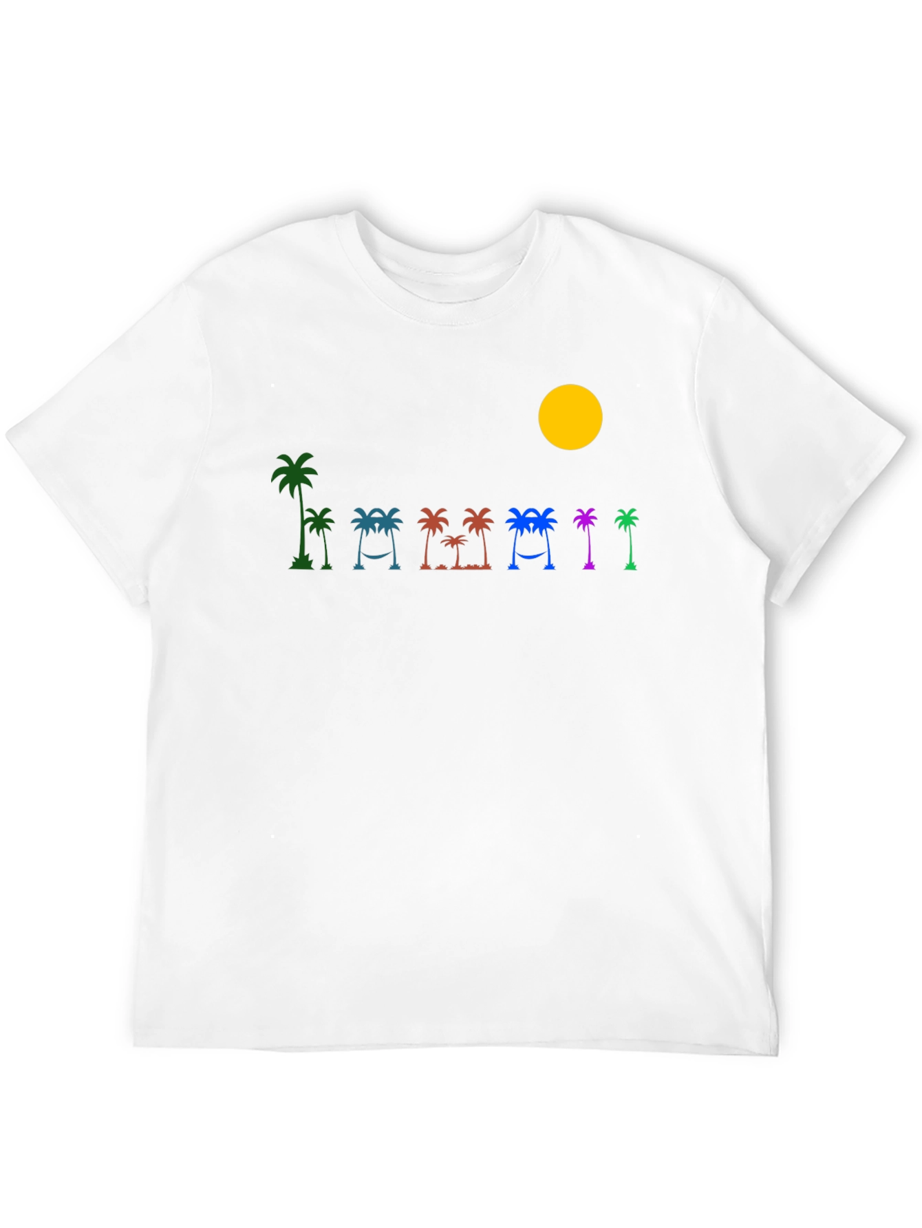 Tropical Palm Tree Graphic T-Shirt