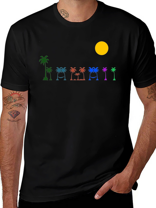 Tropical Palm Tree Graphic T-Shirt