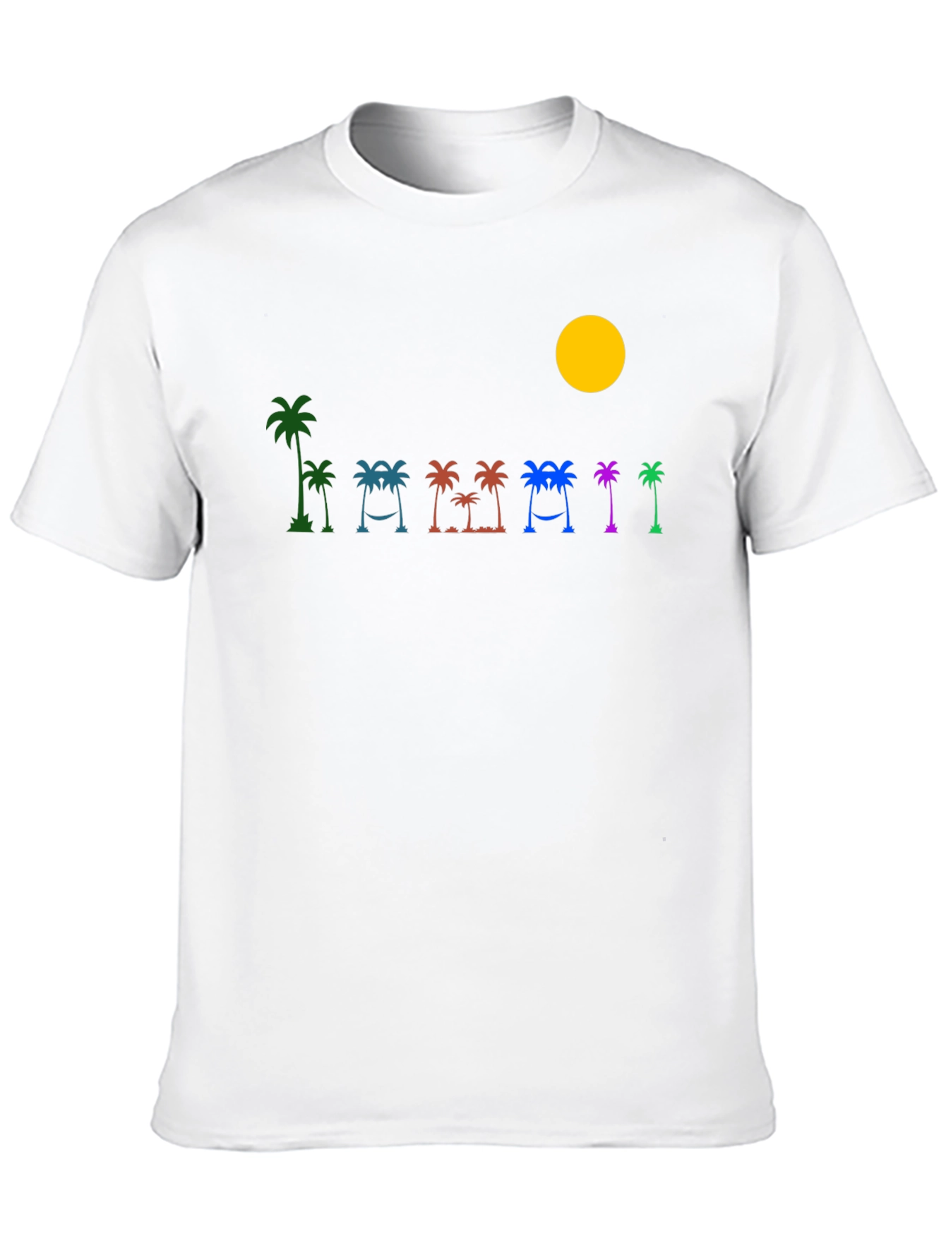 Tropical Palm Tree Graphic T-Shirt