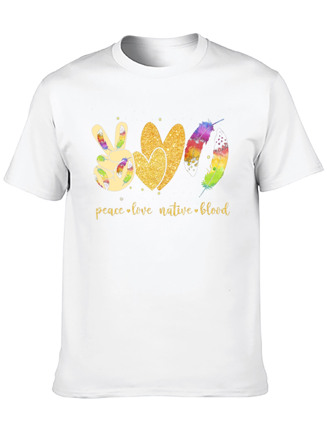 Peace Love Native Blood T-Shirt