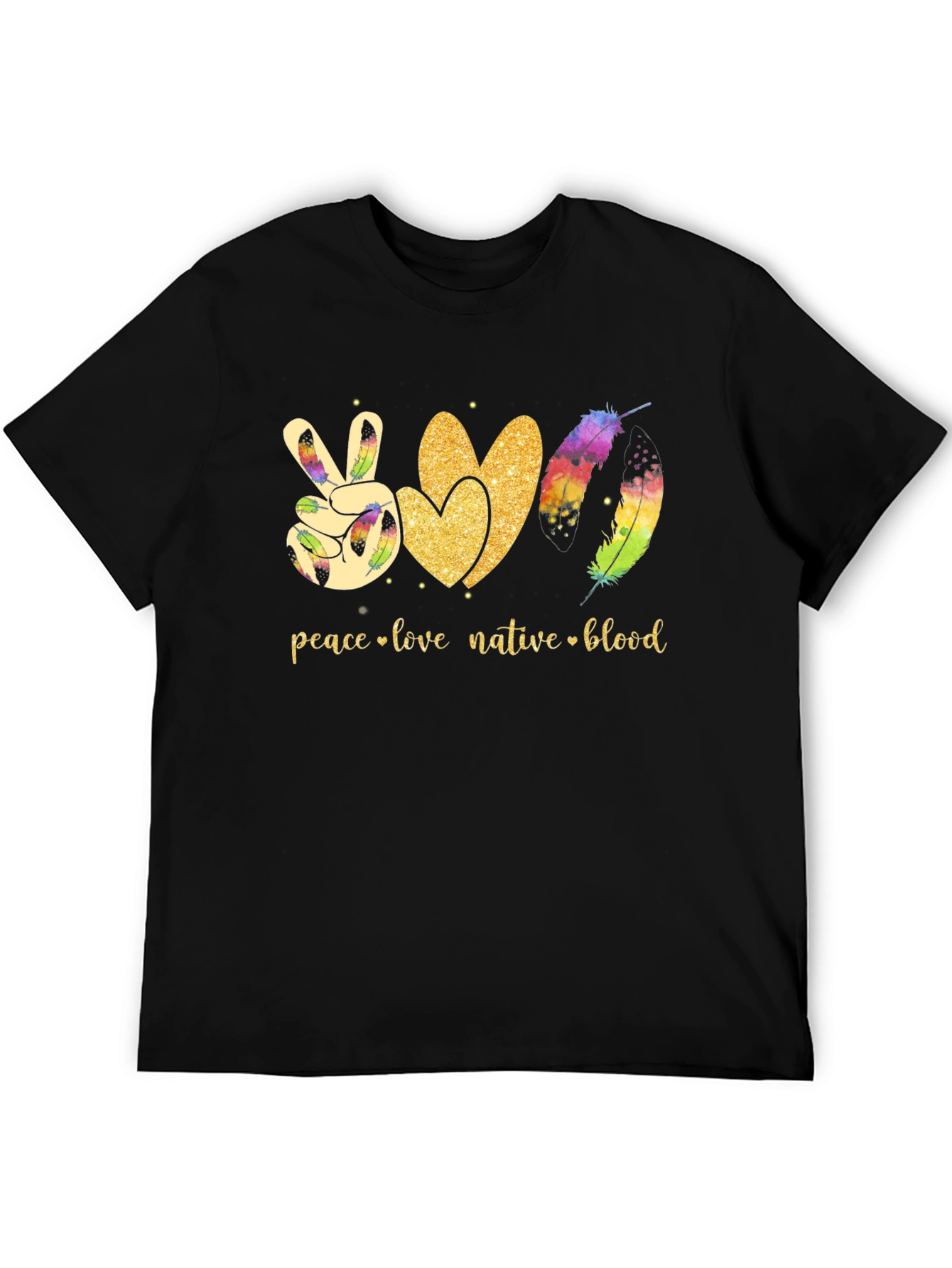 Peace Love Native Blood T-Shirt