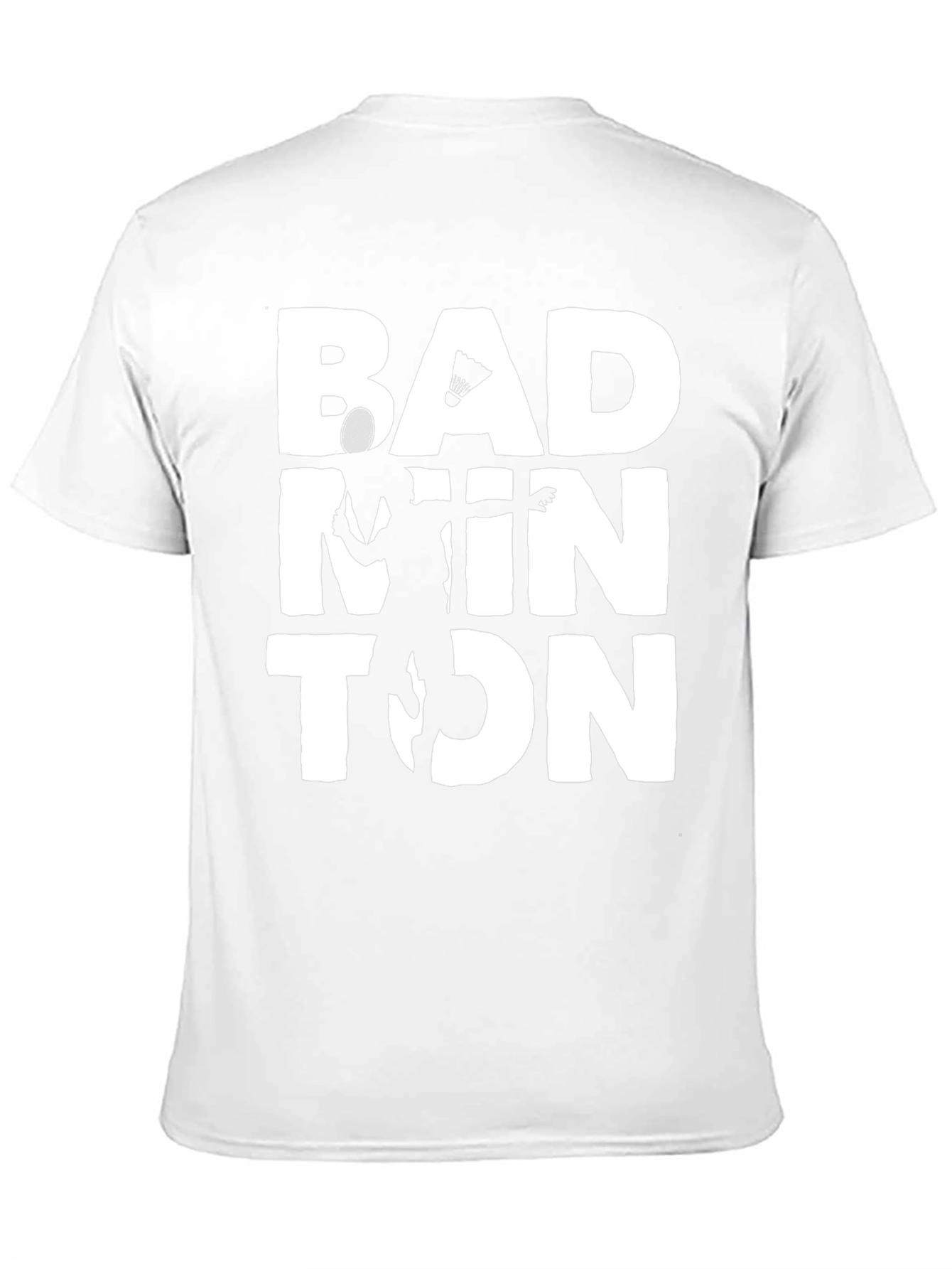 Badminton Graphic Tee - Sporty Style