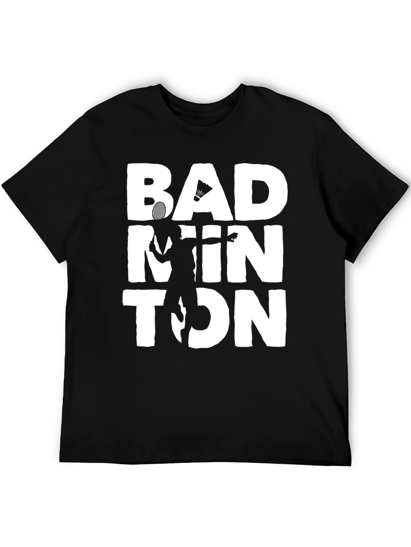 Badminton Graphic Tee - Sporty Style