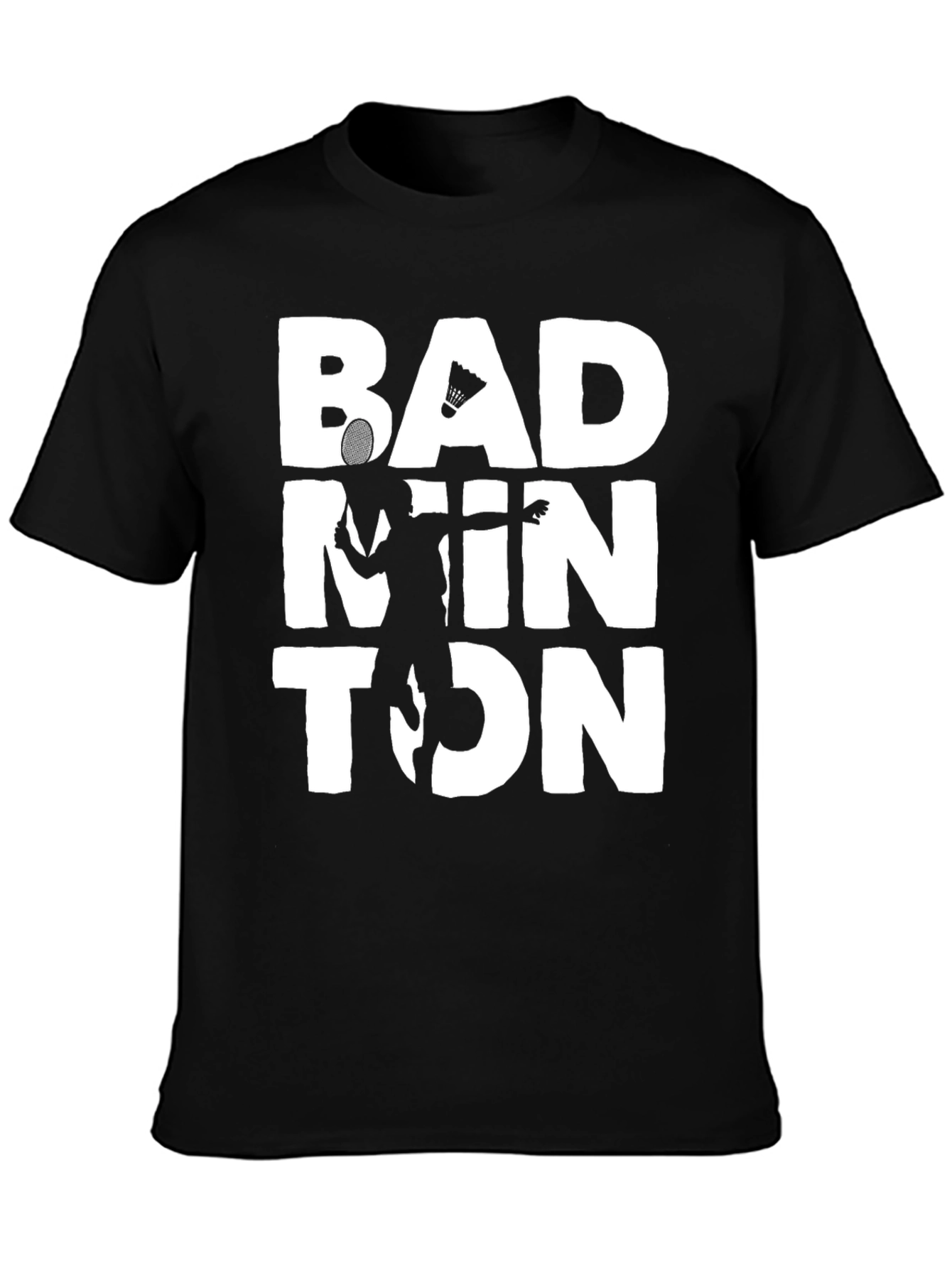 Badminton Graphic Tee - Sporty Style