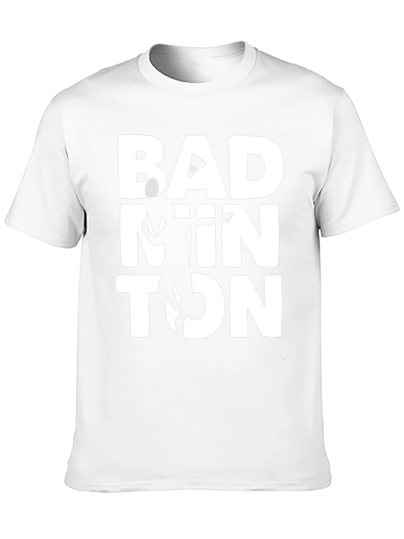 Badminton Graphic Tee - Sporty Style