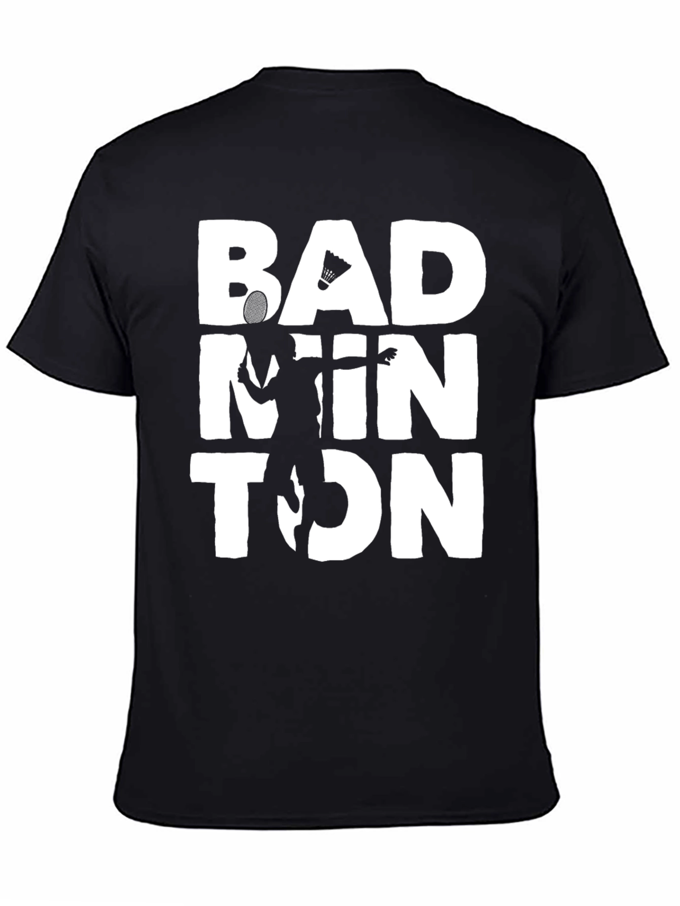 Badminton Graphic Tee - Sporty Style