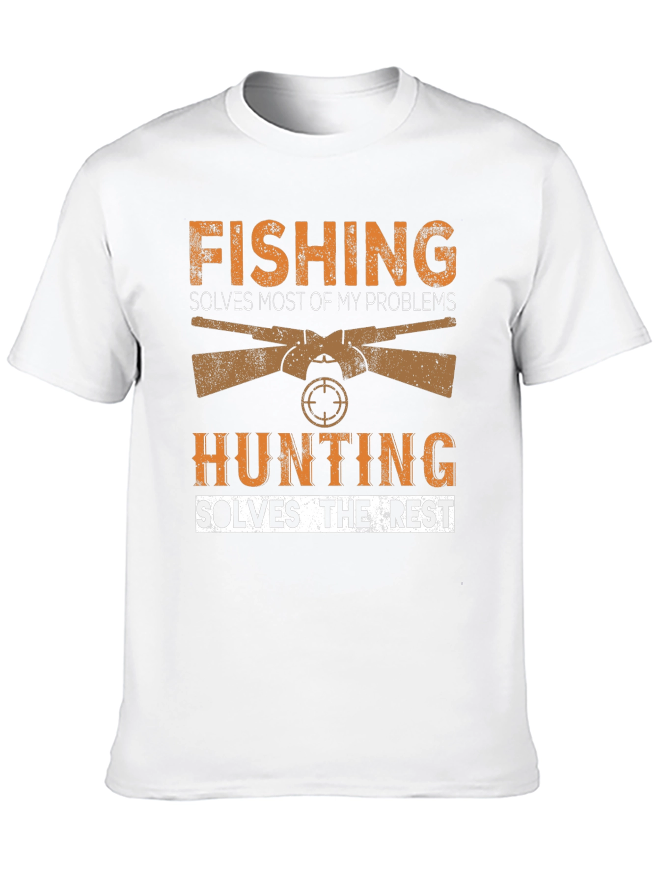 Fishing & Hunting Graphic Tee - Problem Solver