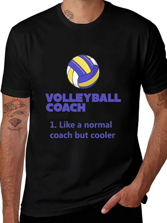 Volleyball Coach Graphic Tee - Cool Coach Definition