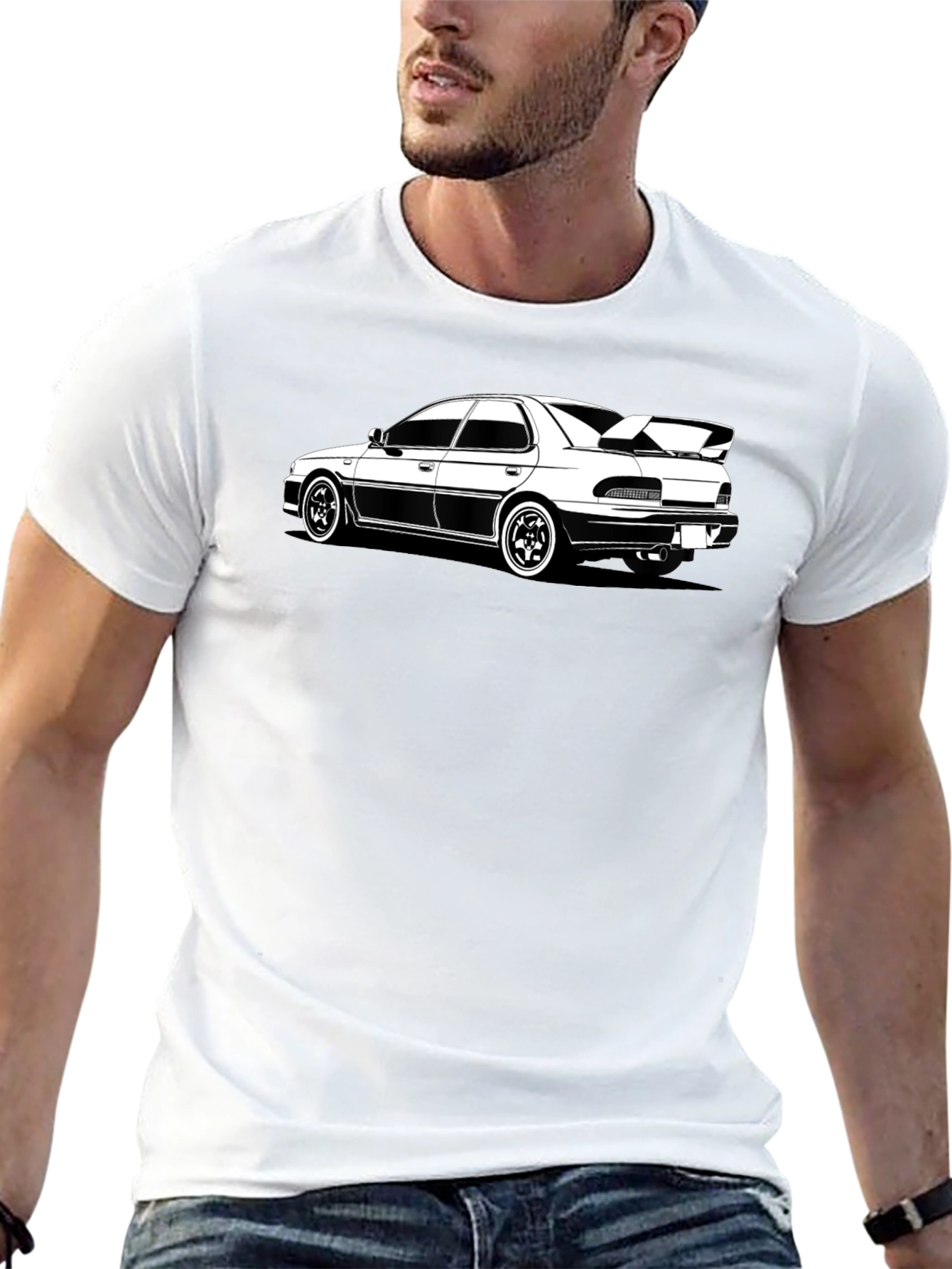Car Graphic T-Shirt - Black
