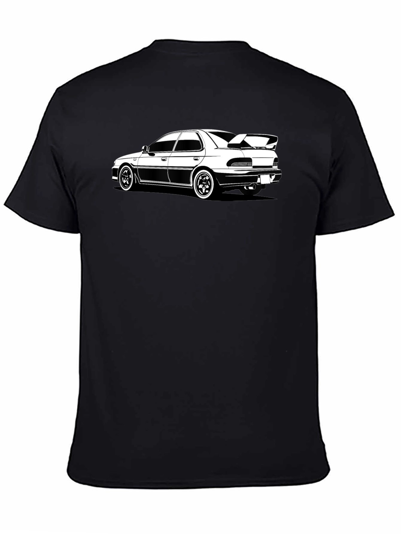 Car Graphic T-Shirt - Black