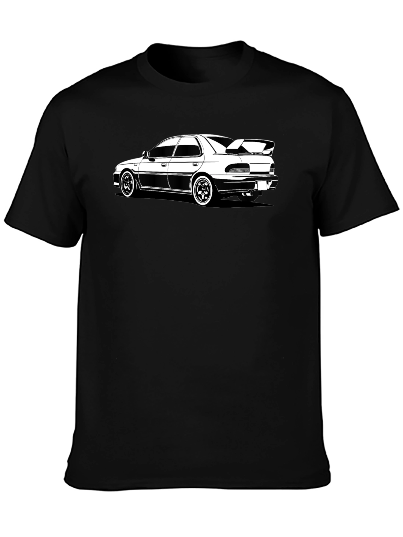 Car Graphic T-Shirt - Black